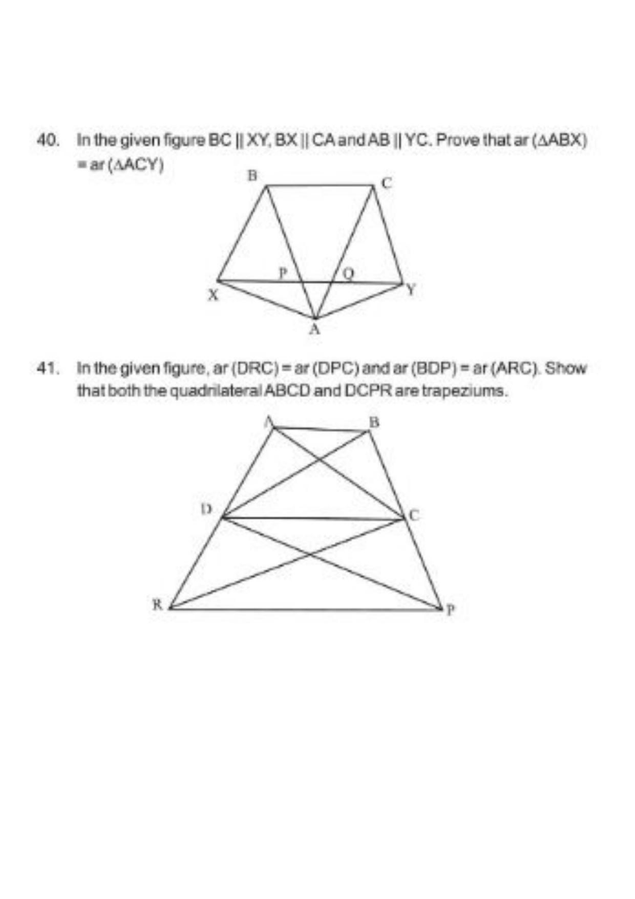 Class 9 Notes, Question & Practice Paper - Mathematics (Topic 9 : Parallelograms And Triangles) - Page 10