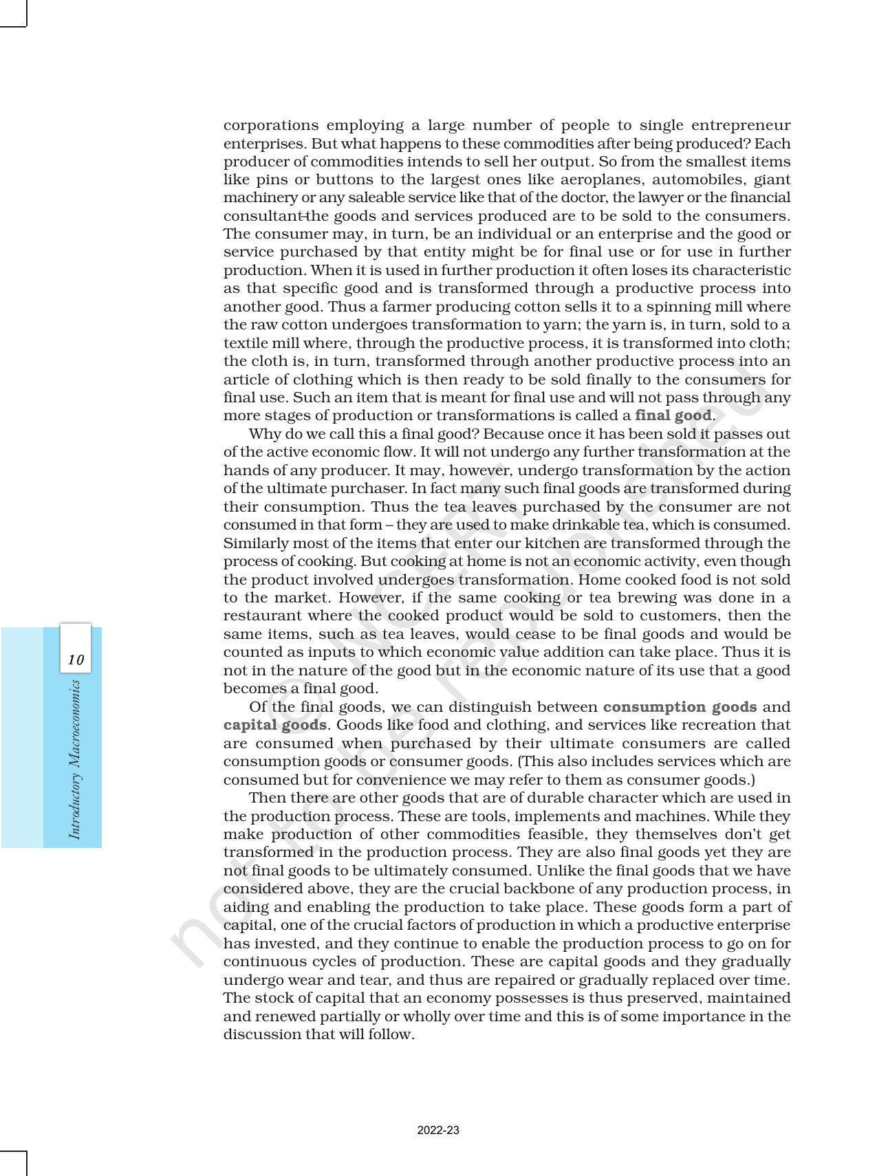 NCERT Book for Class 12 Economics (Macroeconomics) Chapter 2 National Income - Page 2