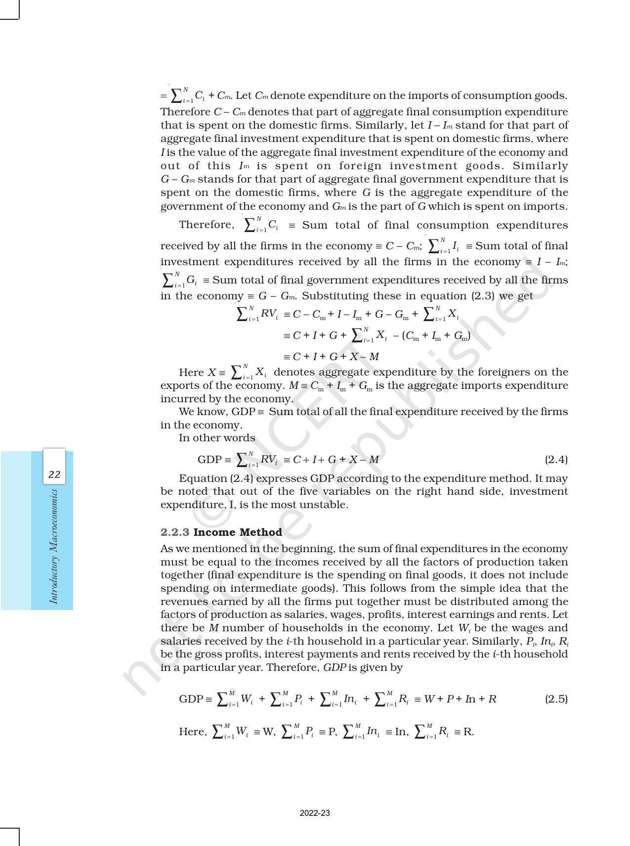 NCERT Book for Class 12 Economics (Macroeconomics) Chapter 2 National Income - Page 14