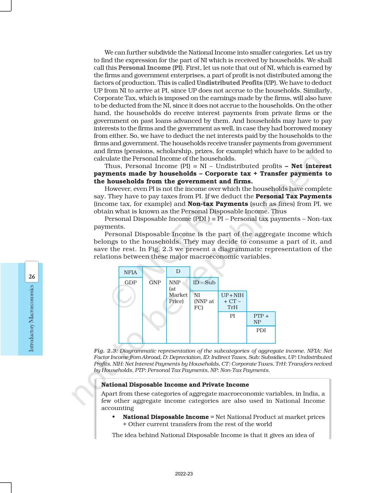 NCERT Book for Class 12 Economics (Macroeconomics) Chapter 2 National Income - Page 18