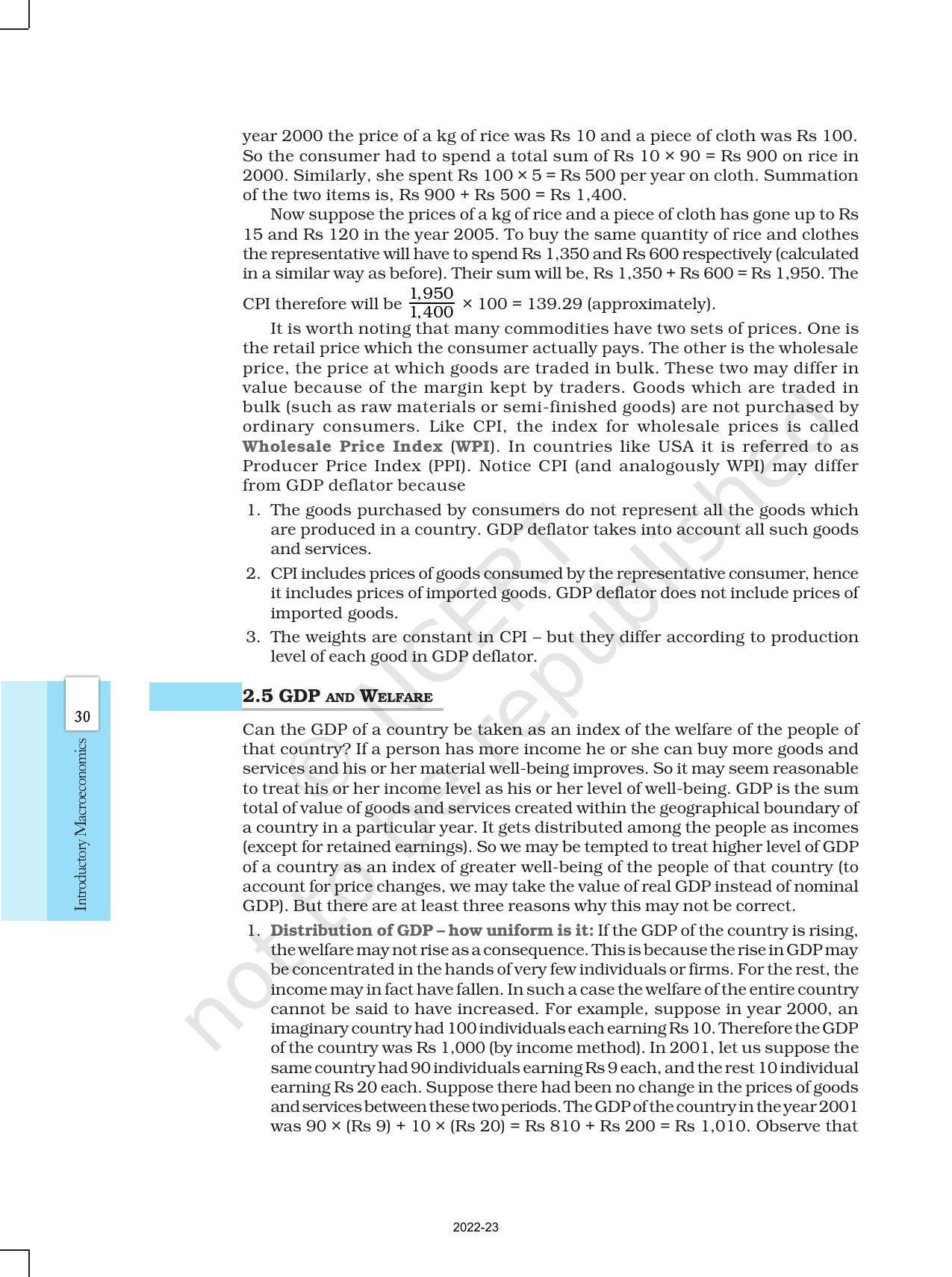 NCERT Book for Class 12 Economics (Macroeconomics) Chapter 2 National Income - Page 22