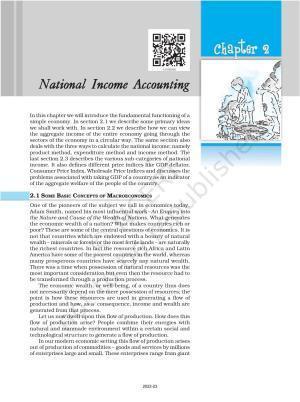 NCERT Book for Class 12 Economics (Macroeconomics) Chapter 2 National Income