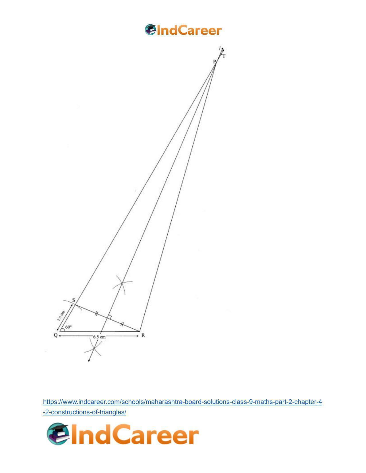 Maharashtra Board Solutions Class 9-Maths (Part 2): Chapter 4.2- Constructions of Triangles - Page 10