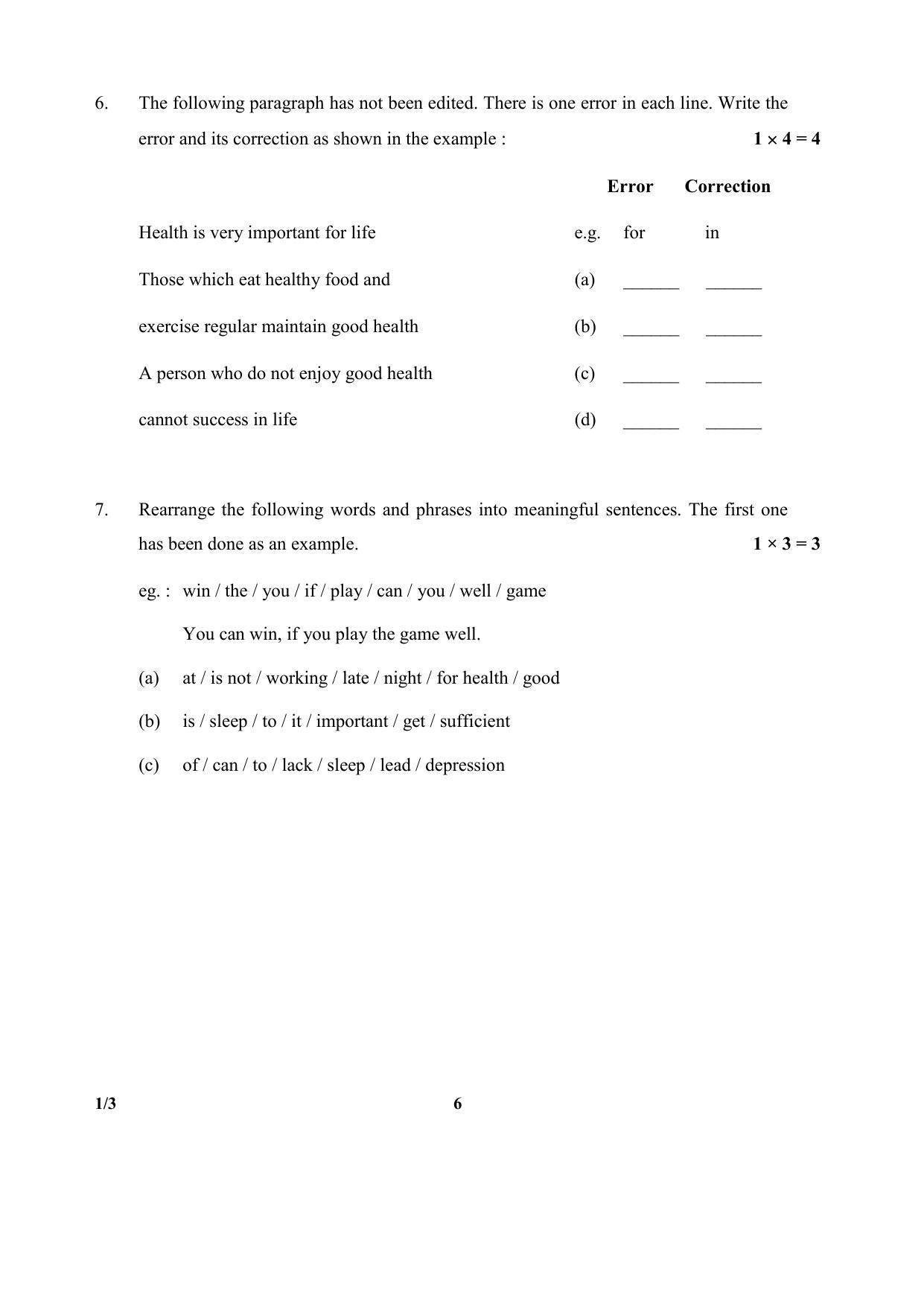 CBSE Class 10 1-3 (English) 2017-comptt Question Paper - Page 6