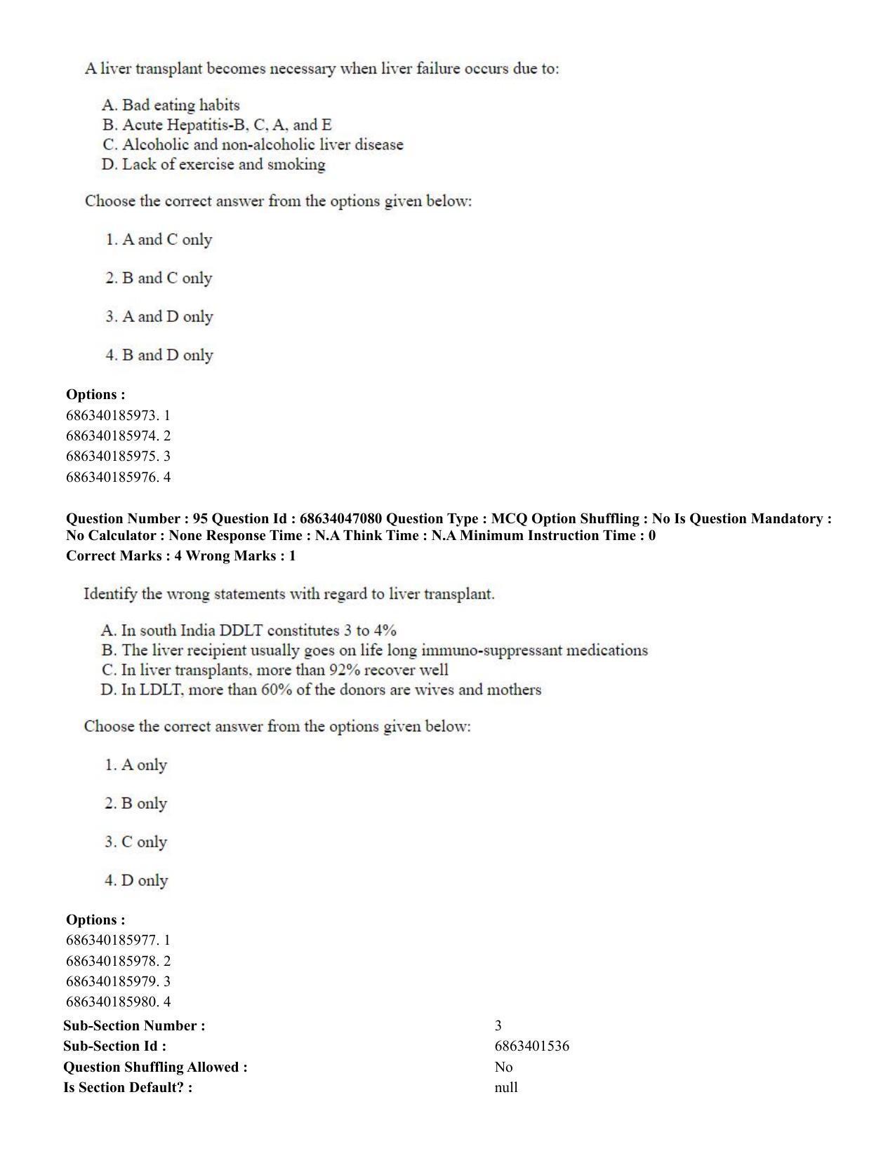 CUET PG 2023: LAQP01 – English (Hin) - Shift 2 (30-06-2023) Question Paper - Page 94
