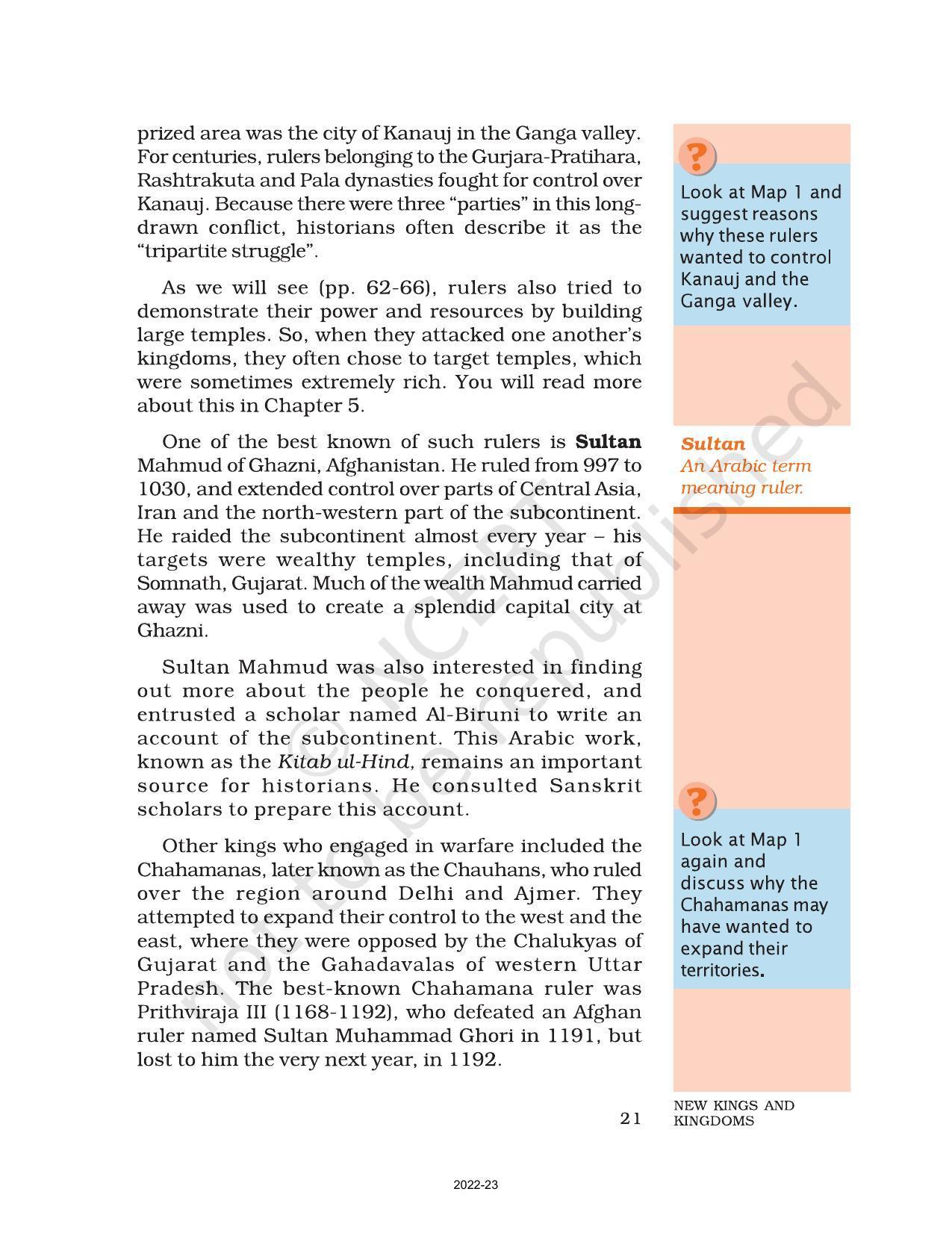NCERT Book for Class 7 Social Science(History): Chapter 2-New Kings and Kingdoms - Page 6