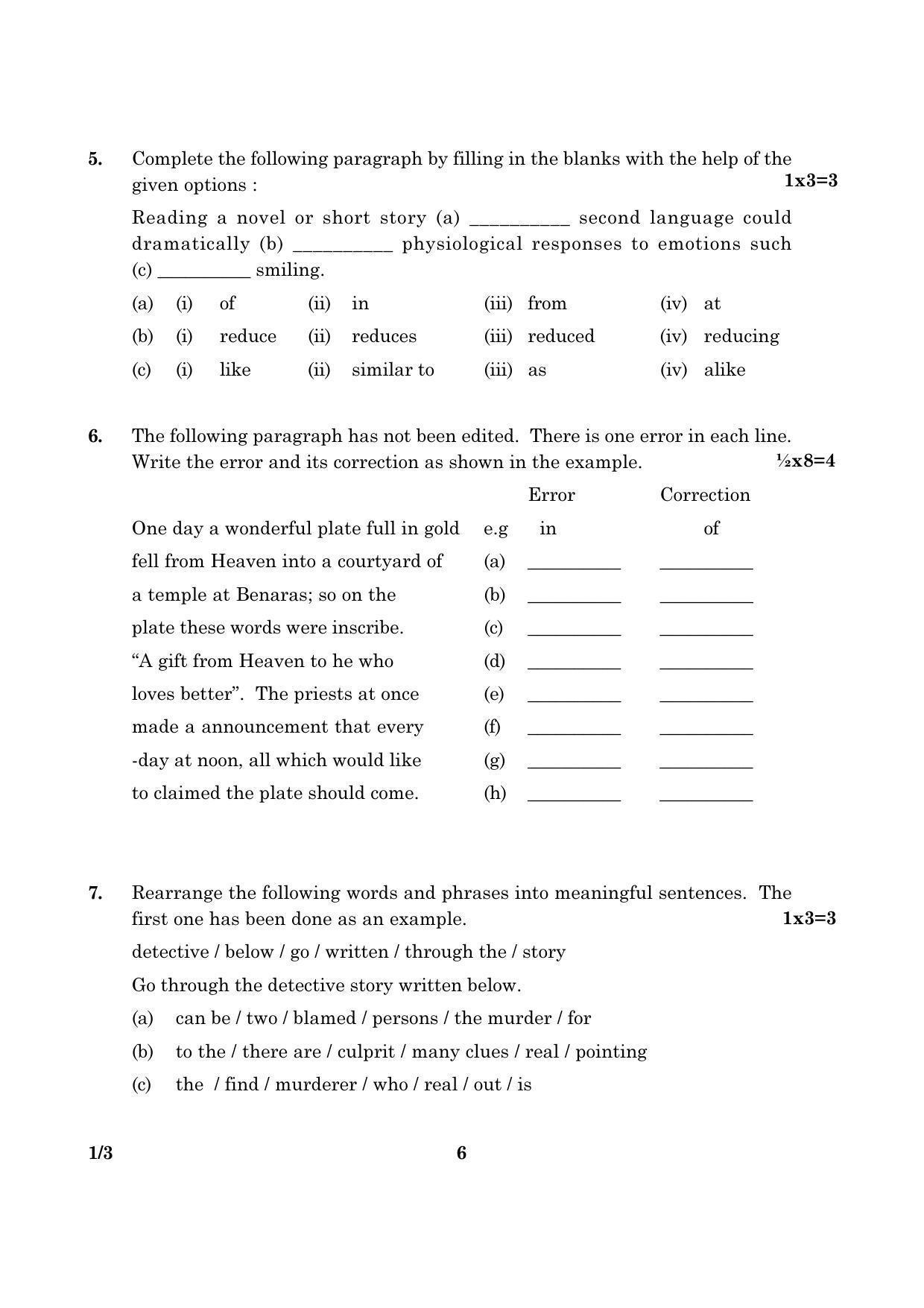 CBSE Class 10 001 Set 3 English Communicative 2016 Question Paper - Page 6