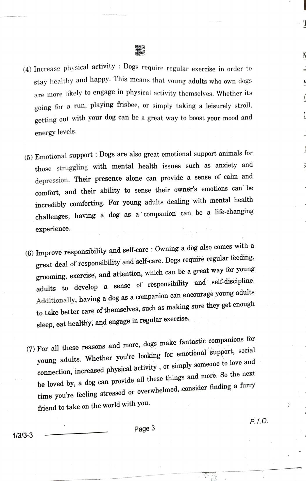 1/3/3 English Core Set 3 2024 Question Paper - Page 3