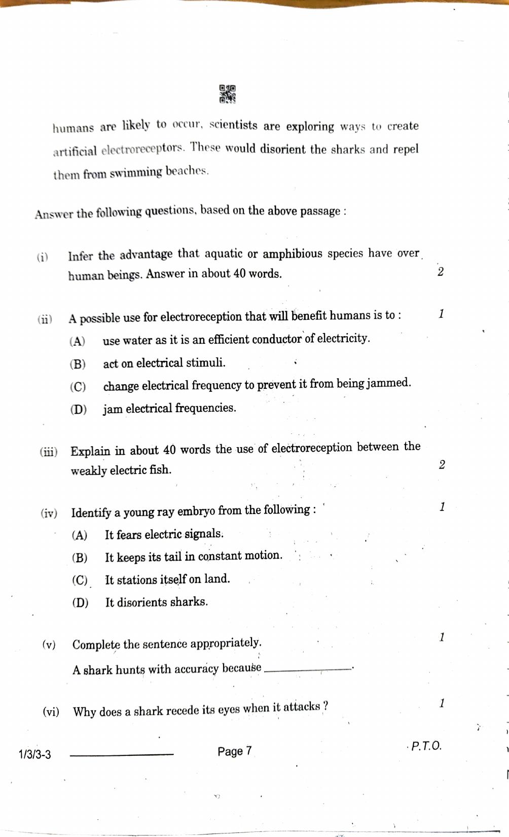 1/3/3 English Core Set 3 2024 Question Paper - Page 7