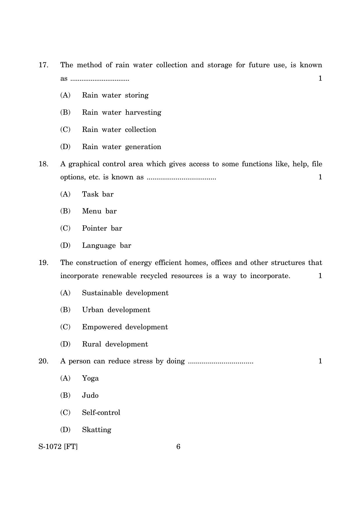 Goa Board Class 10 Automobile (November 2022) Question Paper - Page 6