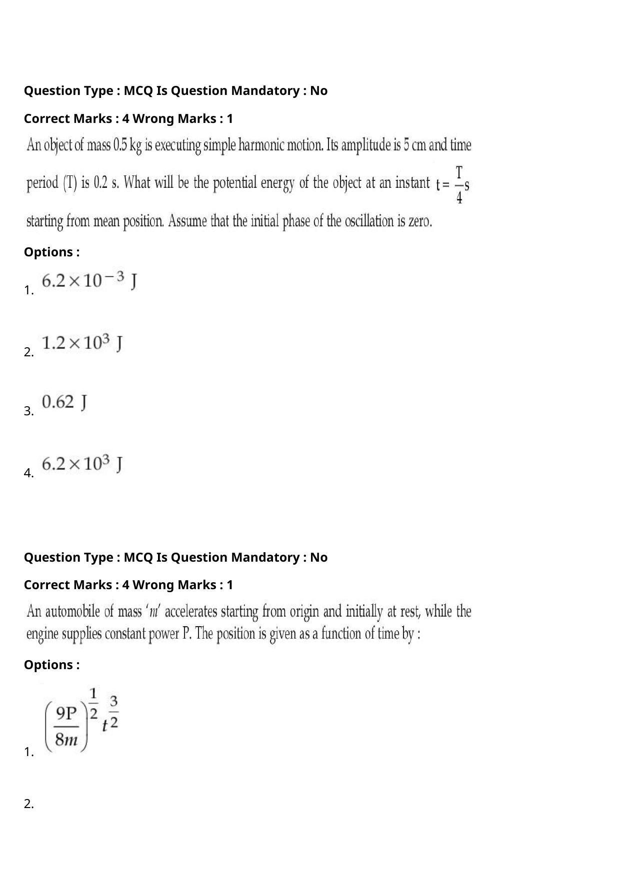 JEE Mains 2021: BTech (Shift 2) 27-07-2021 Question Paper - Page 11