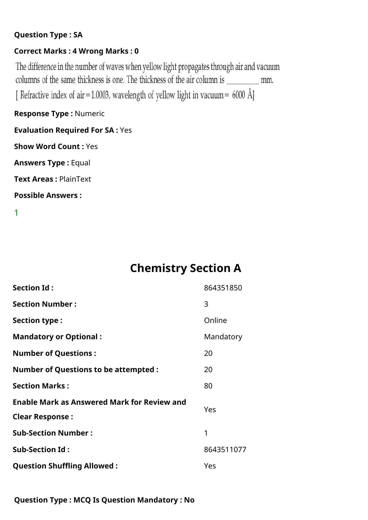 JEE Mains 2021: BTech (Shift 2) 27-07-2021 Question Paper - Page 24