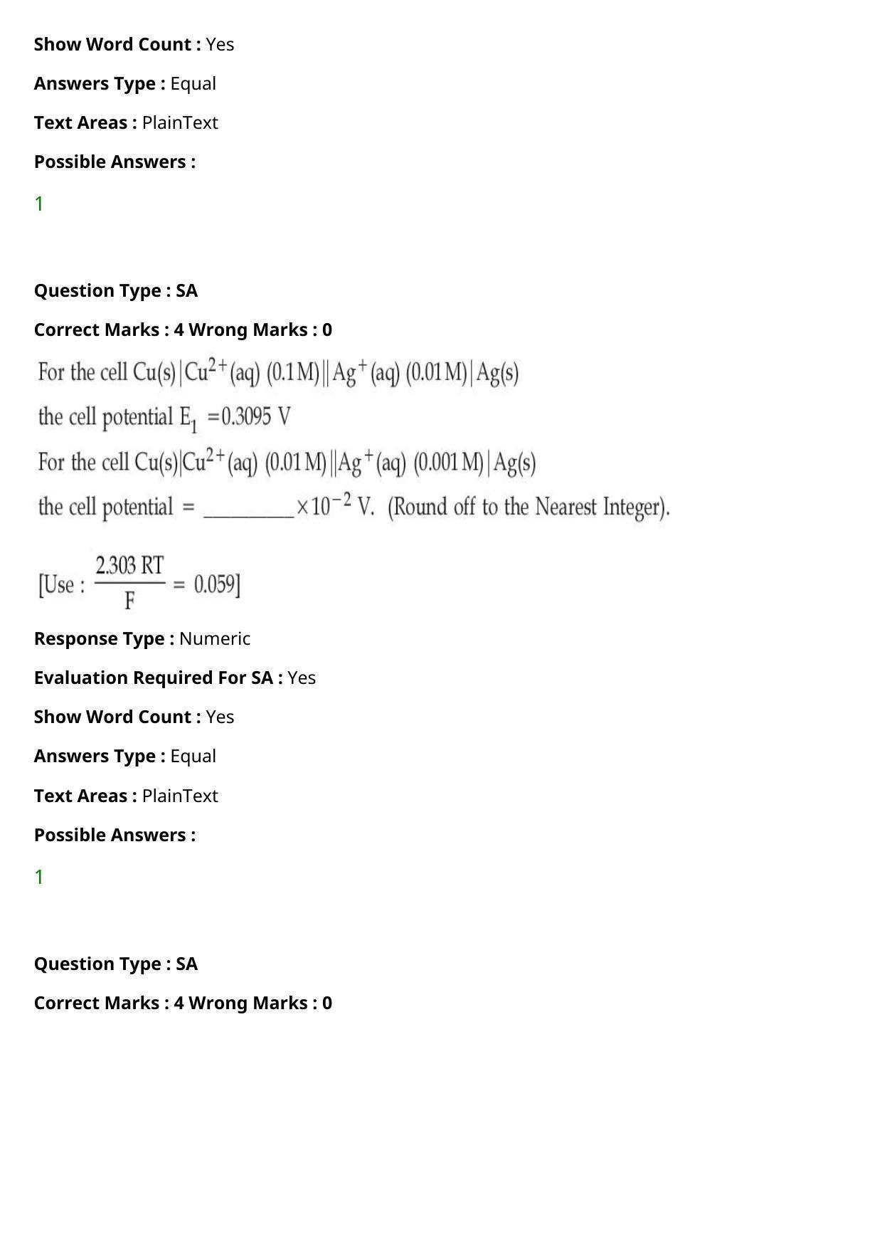 JEE Mains 2021: BTech (Shift 2) 27-07-2021 Question Paper - Page 41