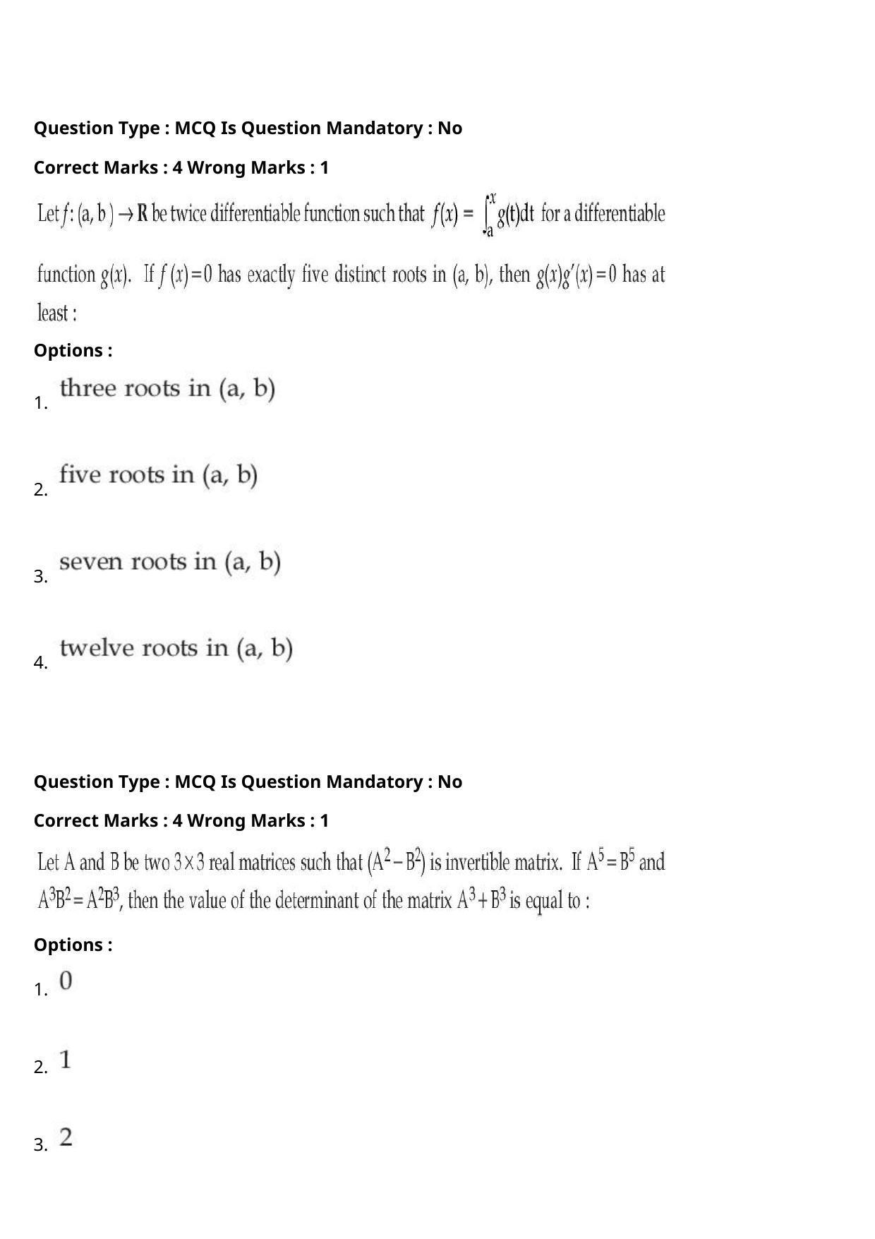 JEE Mains 2021: BTech (Shift 2) 27-07-2021 Question Paper - Page 51