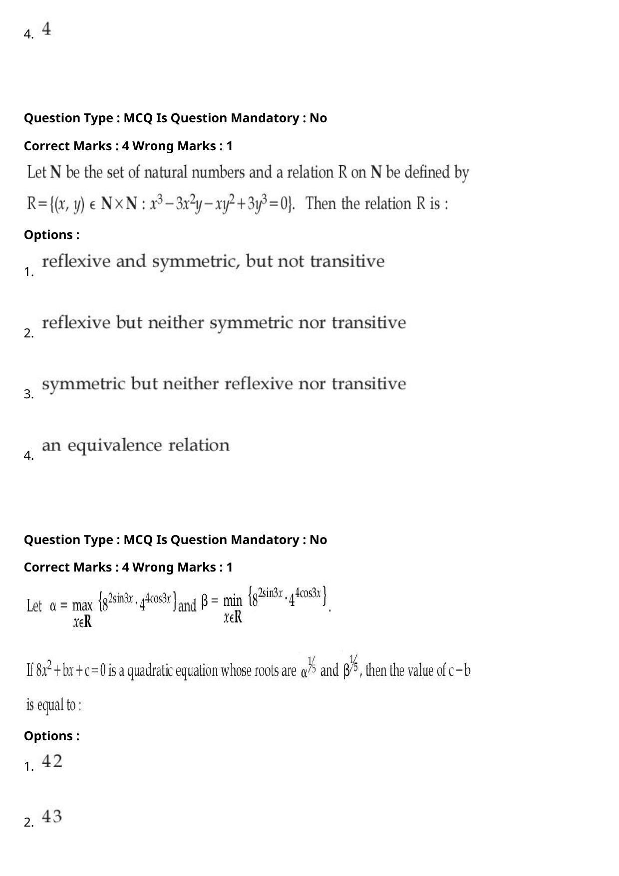 JEE Mains 2021: BTech (Shift 2) 27-07-2021 Question Paper - Page 52