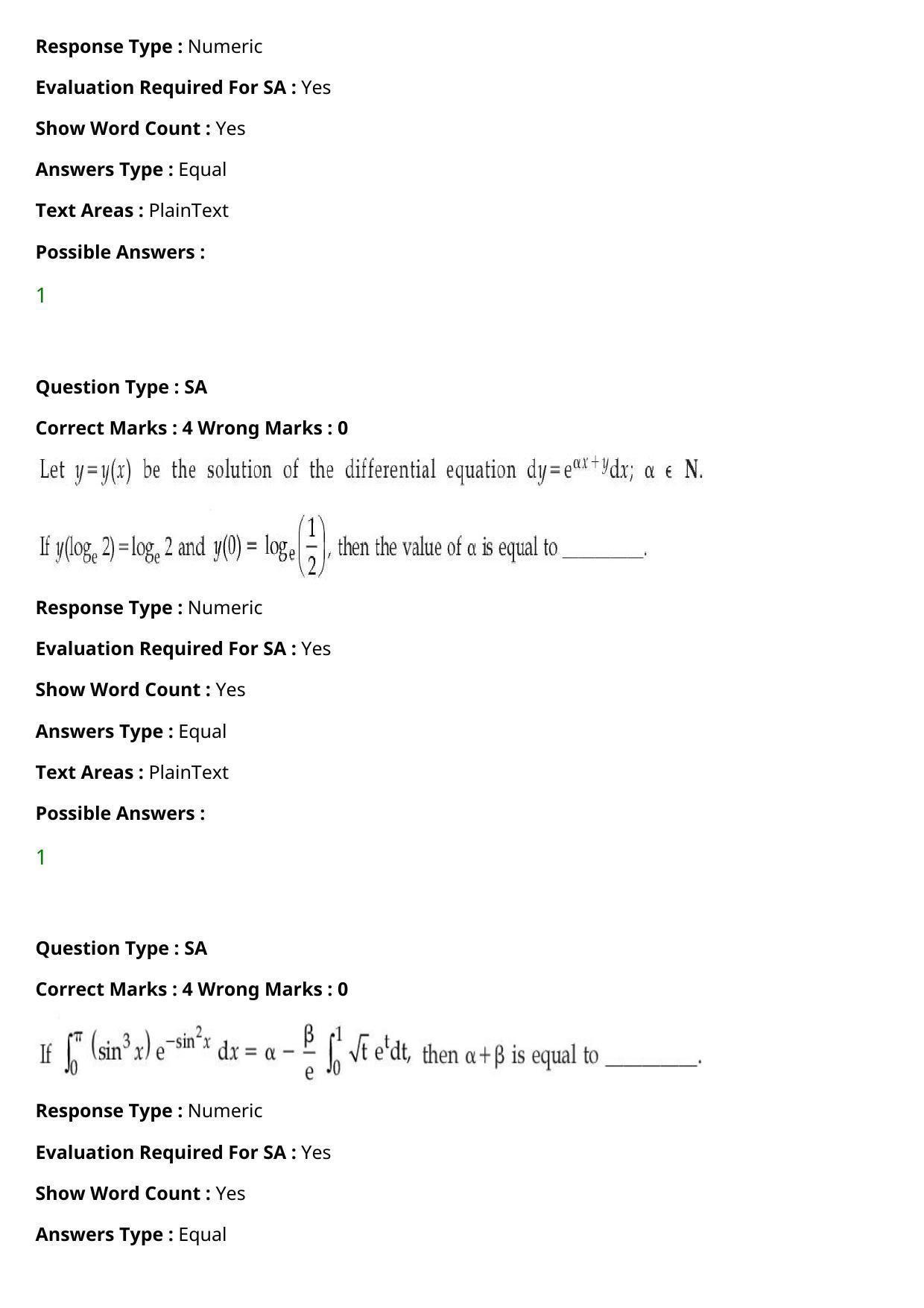 JEE Mains 2021: BTech (Shift 2) 27-07-2021 Question Paper - Page 58