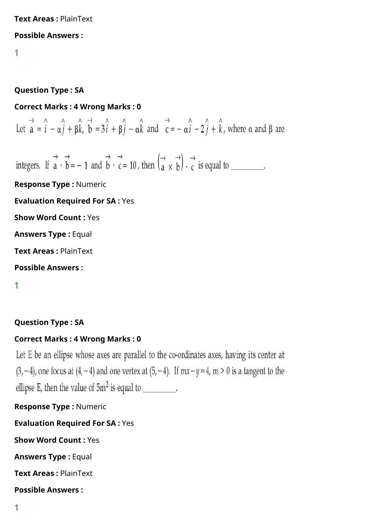 JEE Mains 2021: BTech (Shift 2) 27-07-2021 Question Paper - Page 59