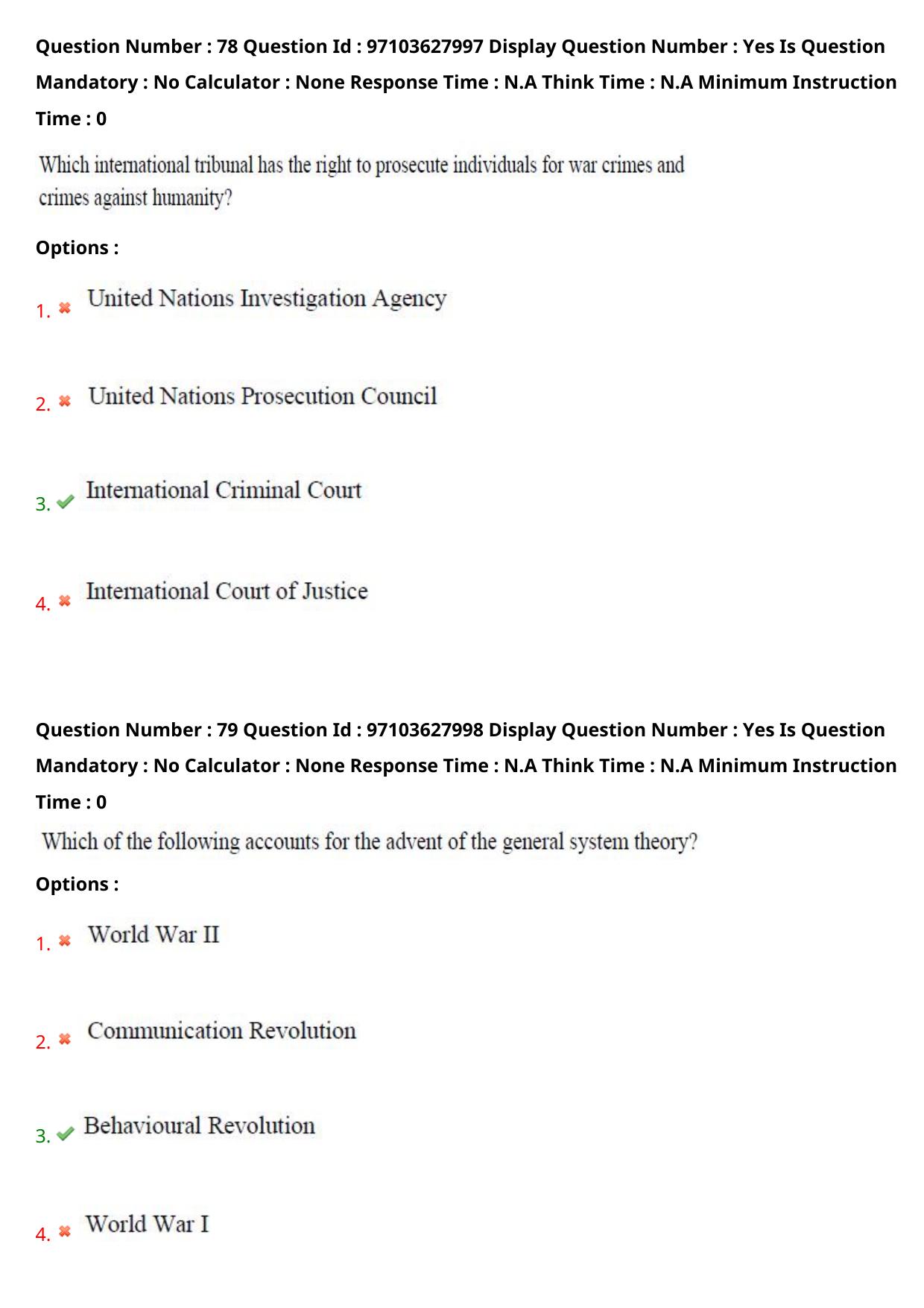AP RCET 2024 International and Area Studies Question Paper - Page 50