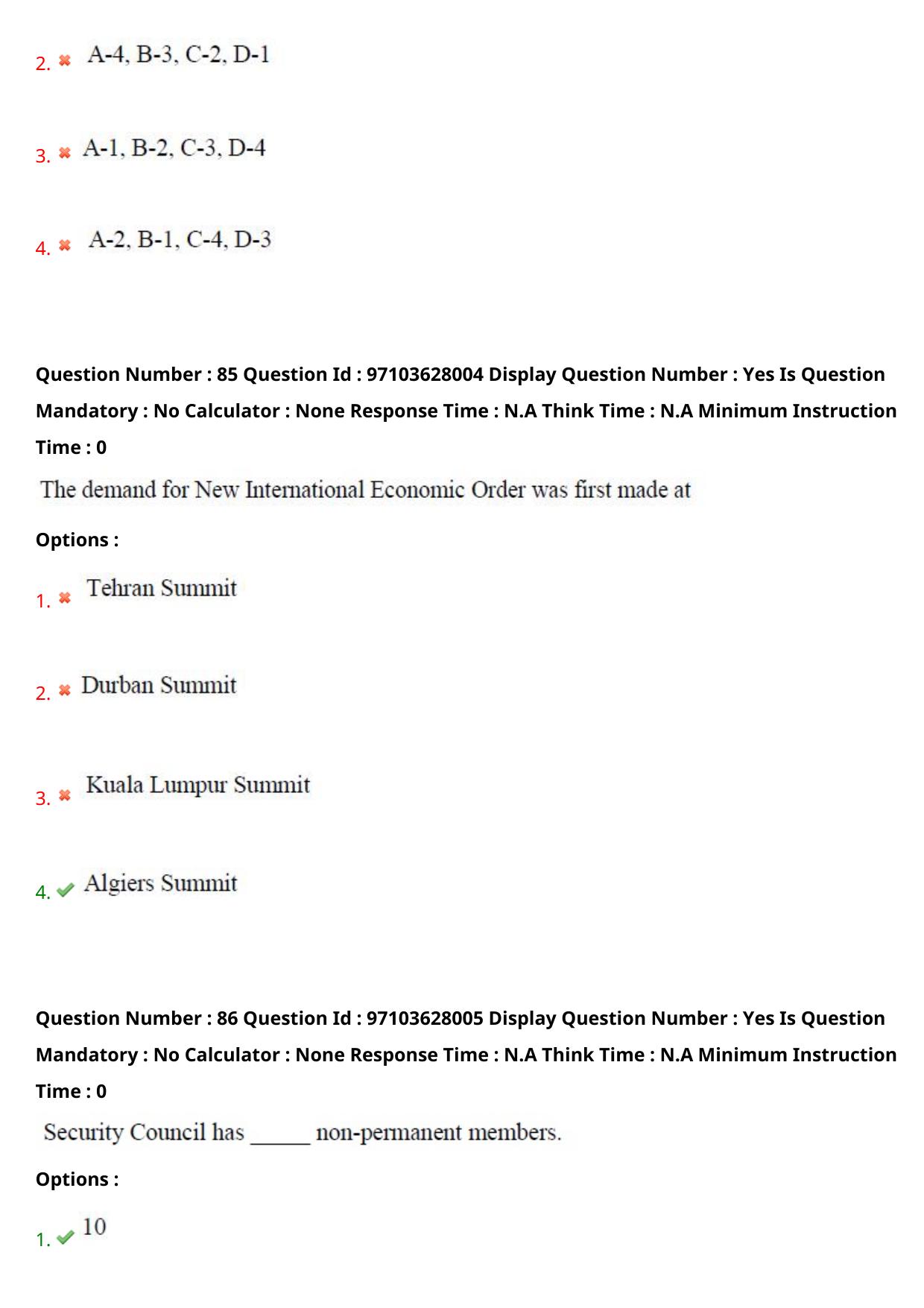 AP RCET 2024 International and Area Studies Question Paper - Page 54