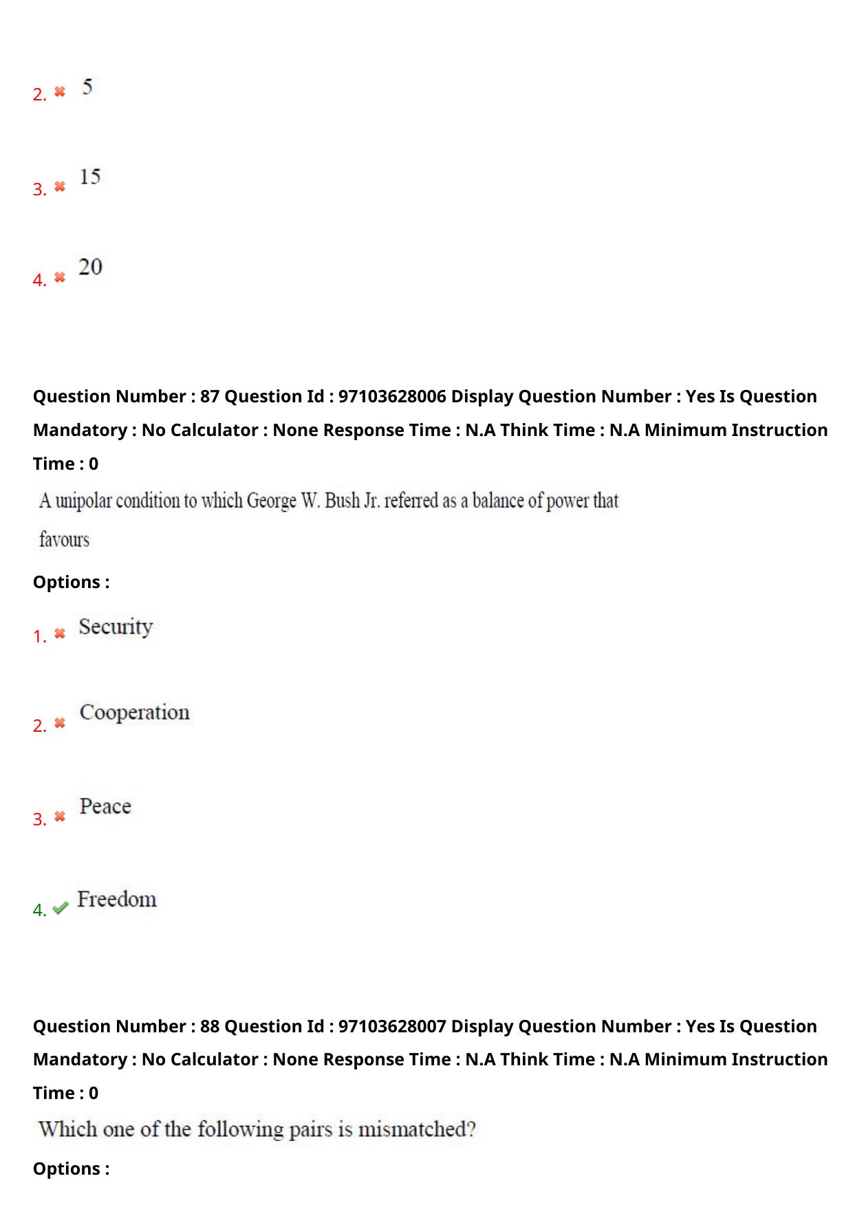 AP RCET 2024 International and Area Studies Question Paper - Page 55