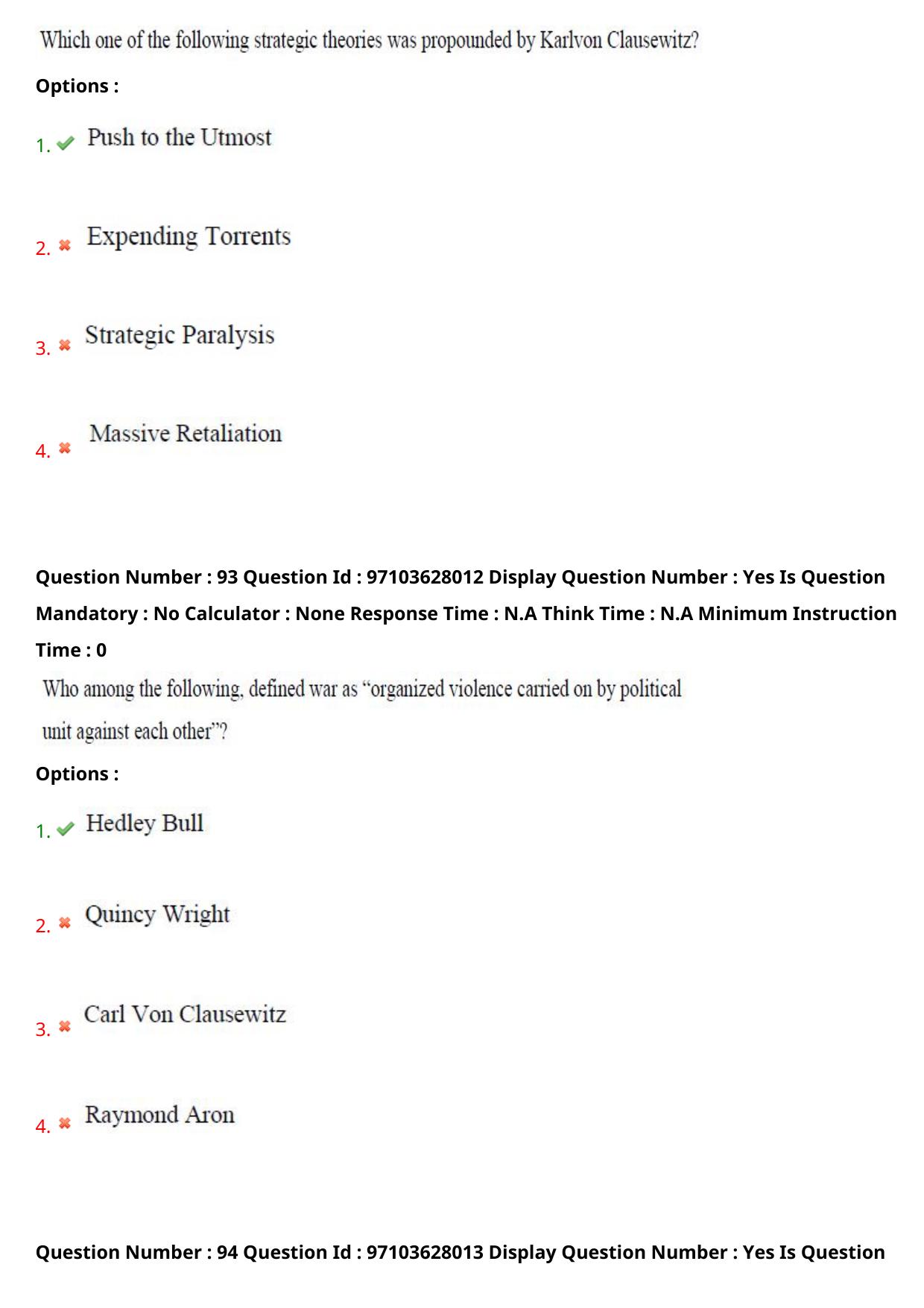 AP RCET 2024 International and Area Studies Question Paper - Page 58