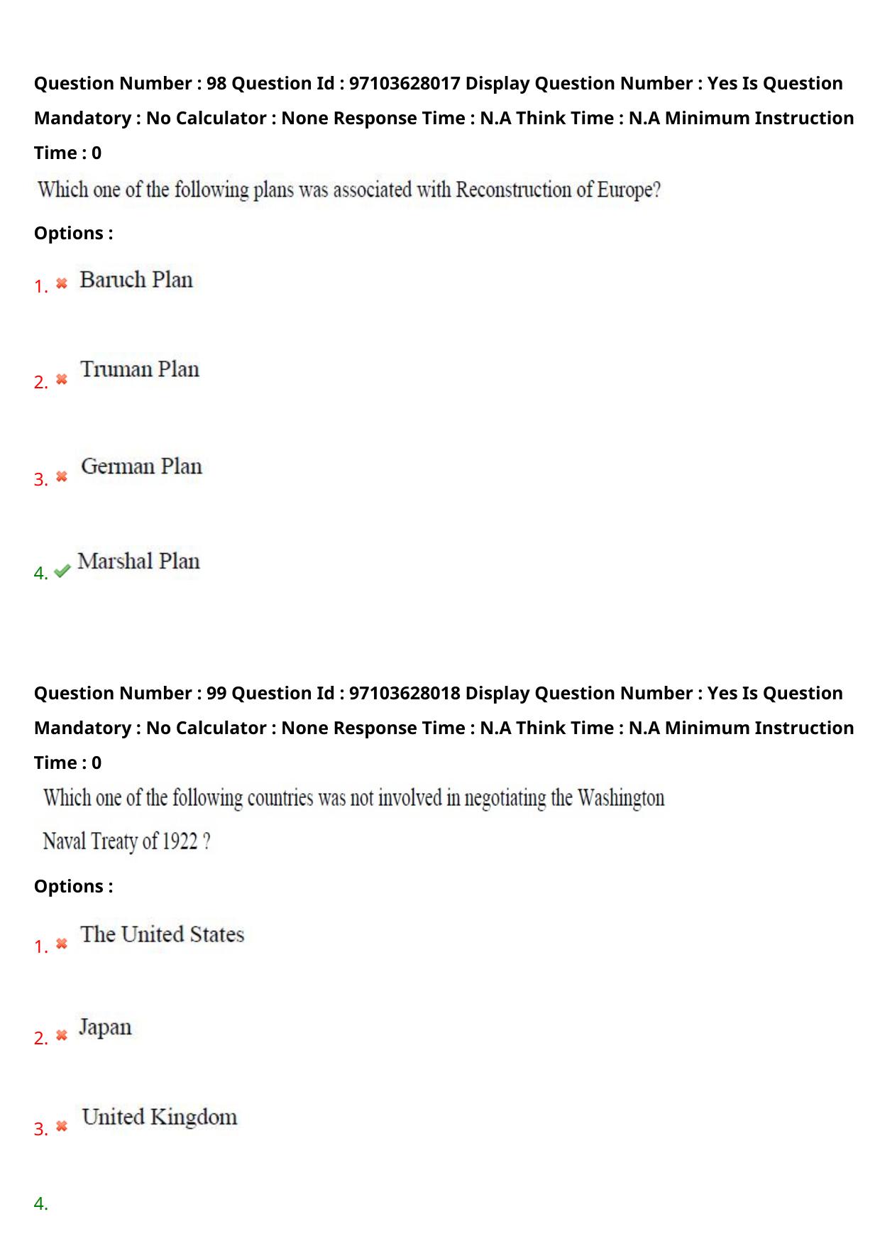 AP RCET 2024 International and Area Studies Question Paper - Page 61