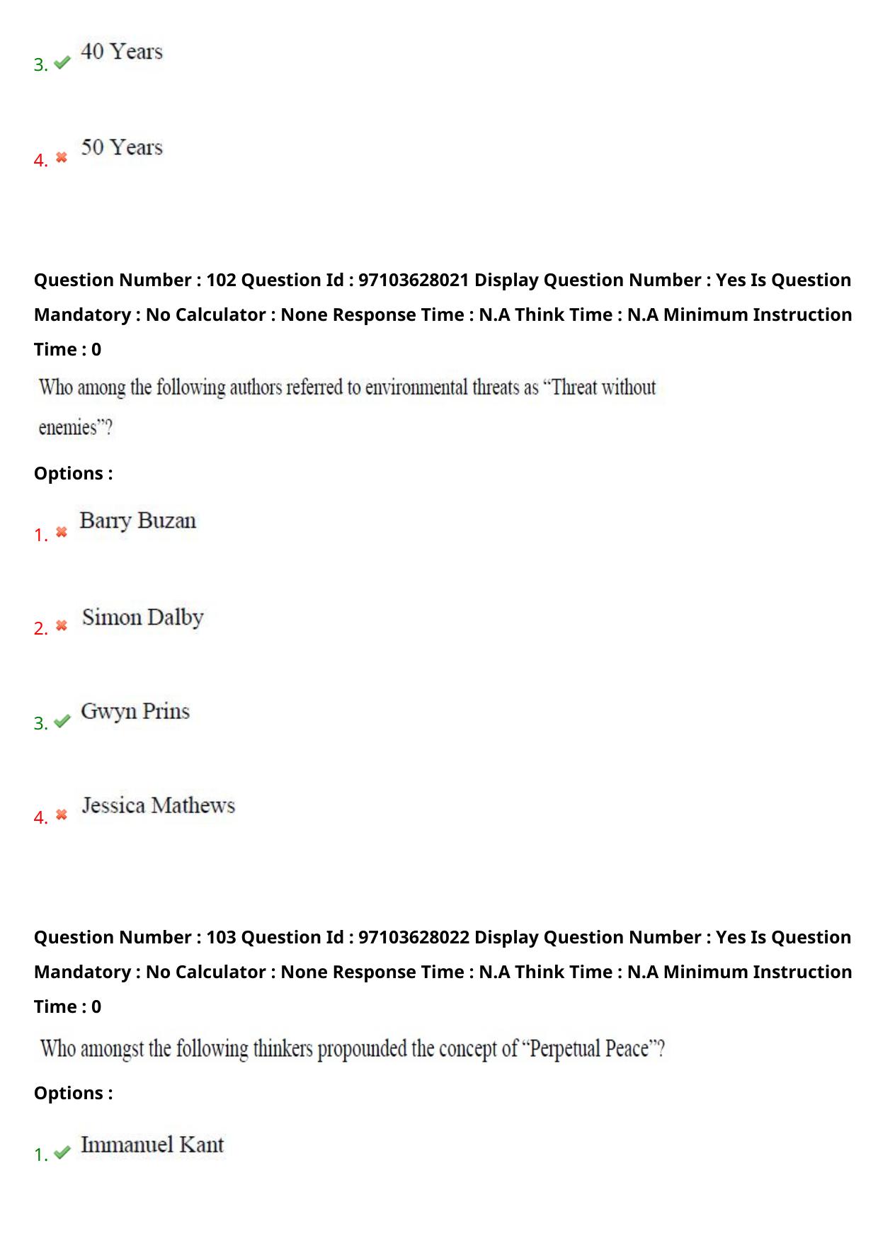 AP RCET 2024 International and Area Studies Question Paper - Page 63