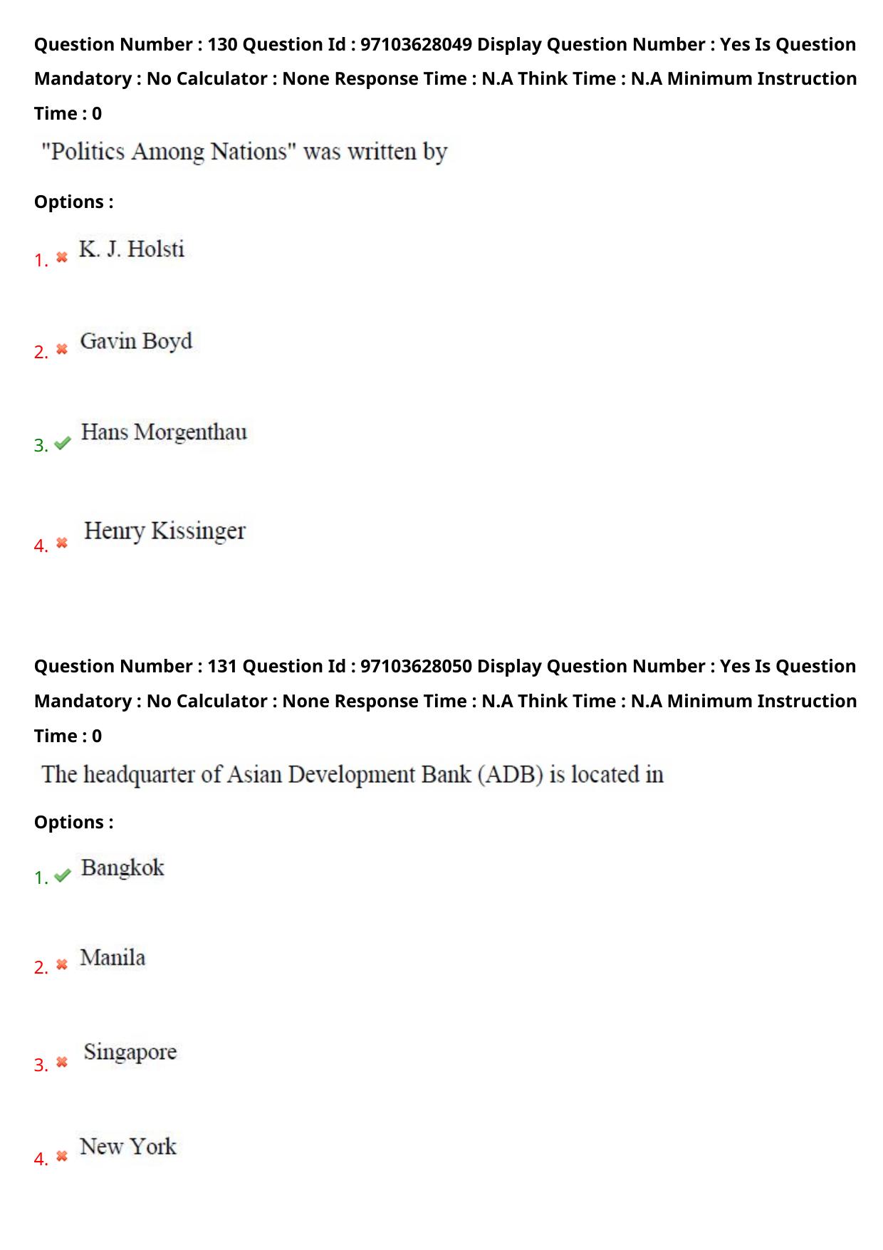 AP RCET 2024 International and Area Studies Question Paper - Page 78