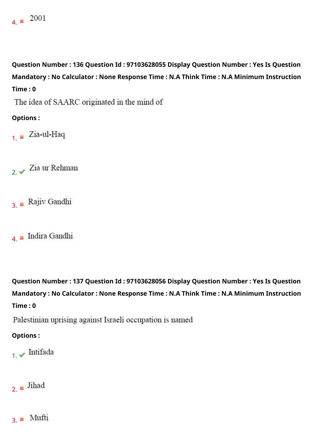 AP RCET 2024 International and Area Studies Question Paper - Page 81