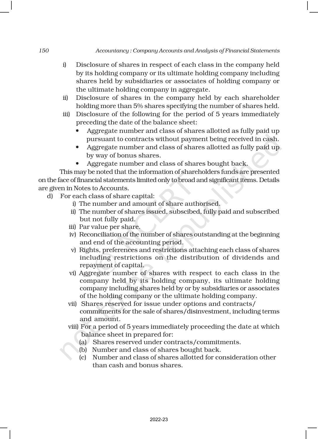 NCERT Book for Class 12 Accountancy Part II Chapter 3 Financial Statements of a Company - Page 7