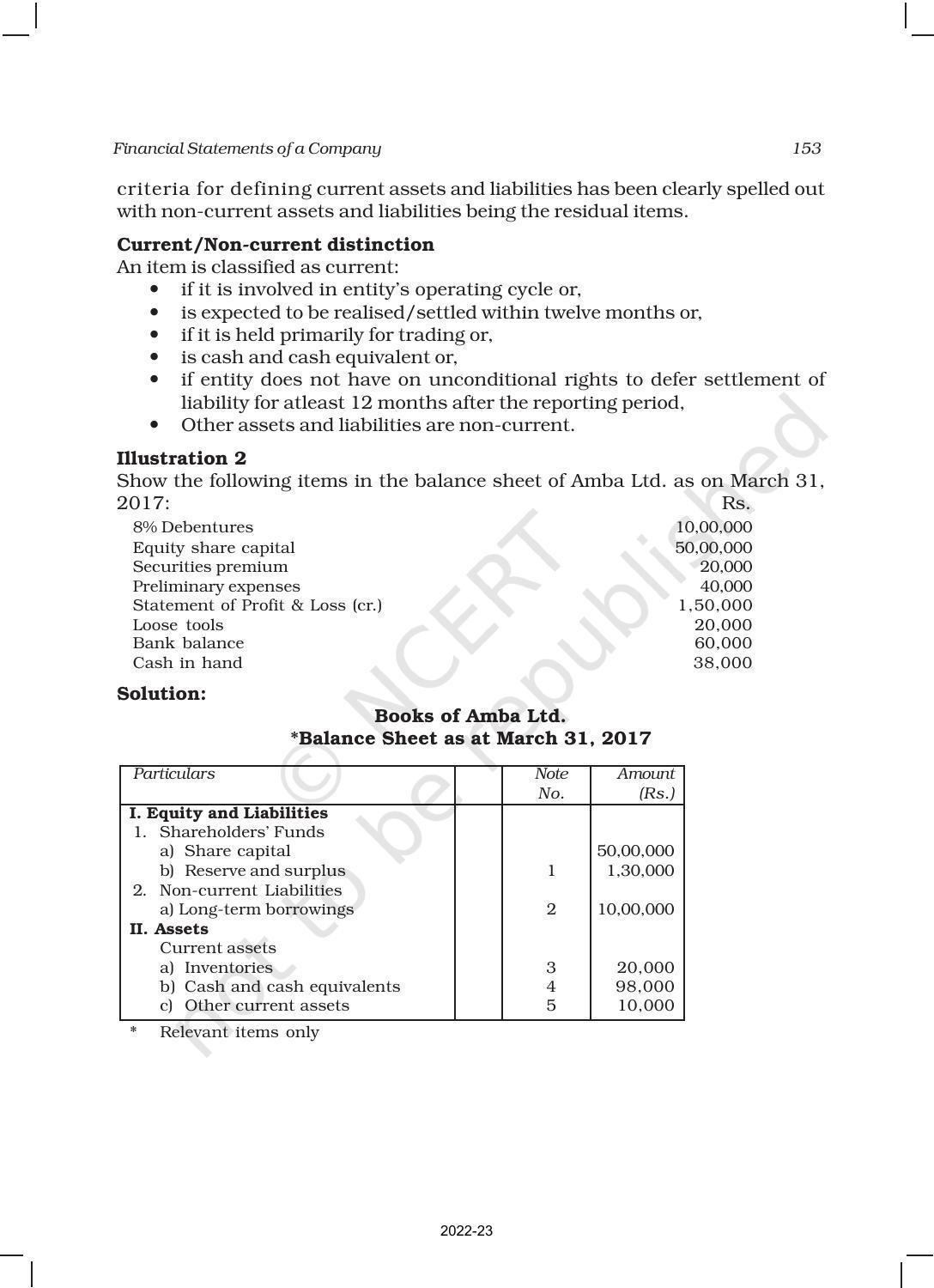 NCERT Book for Class 12 Accountancy Part II Chapter 3 Financial Statements of a Company - Page 10