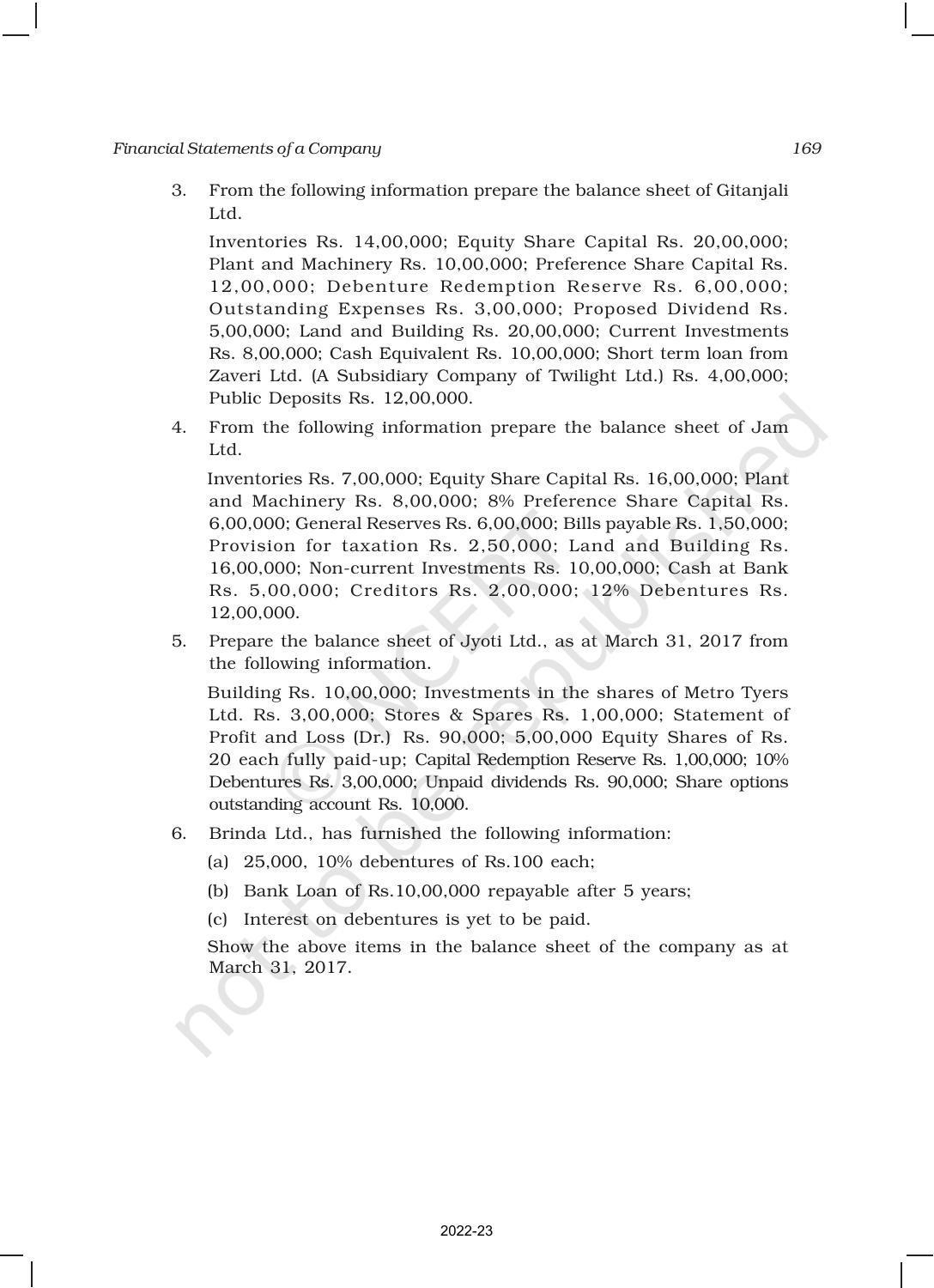 NCERT Book for Class 12 Accountancy Part II Chapter 3 Financial Statements of a Company - Page 26