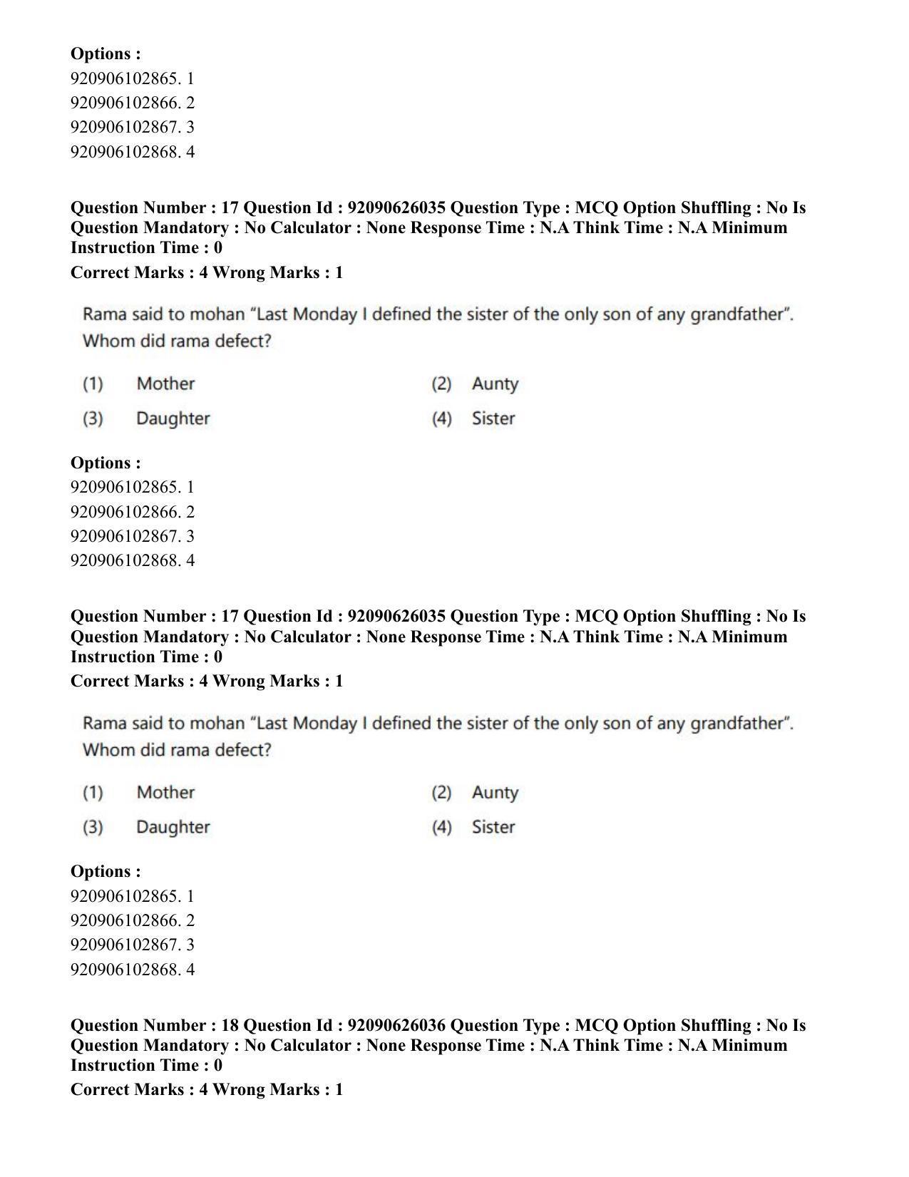 CUET PG 2023: LAQP20 – Korean (Eng) - Shift 1 (26-06-2023) Question Paper - Page 29