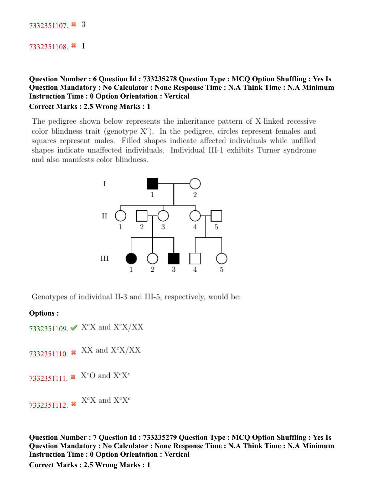 NEST Session II 2022 Question Paper - Page 6