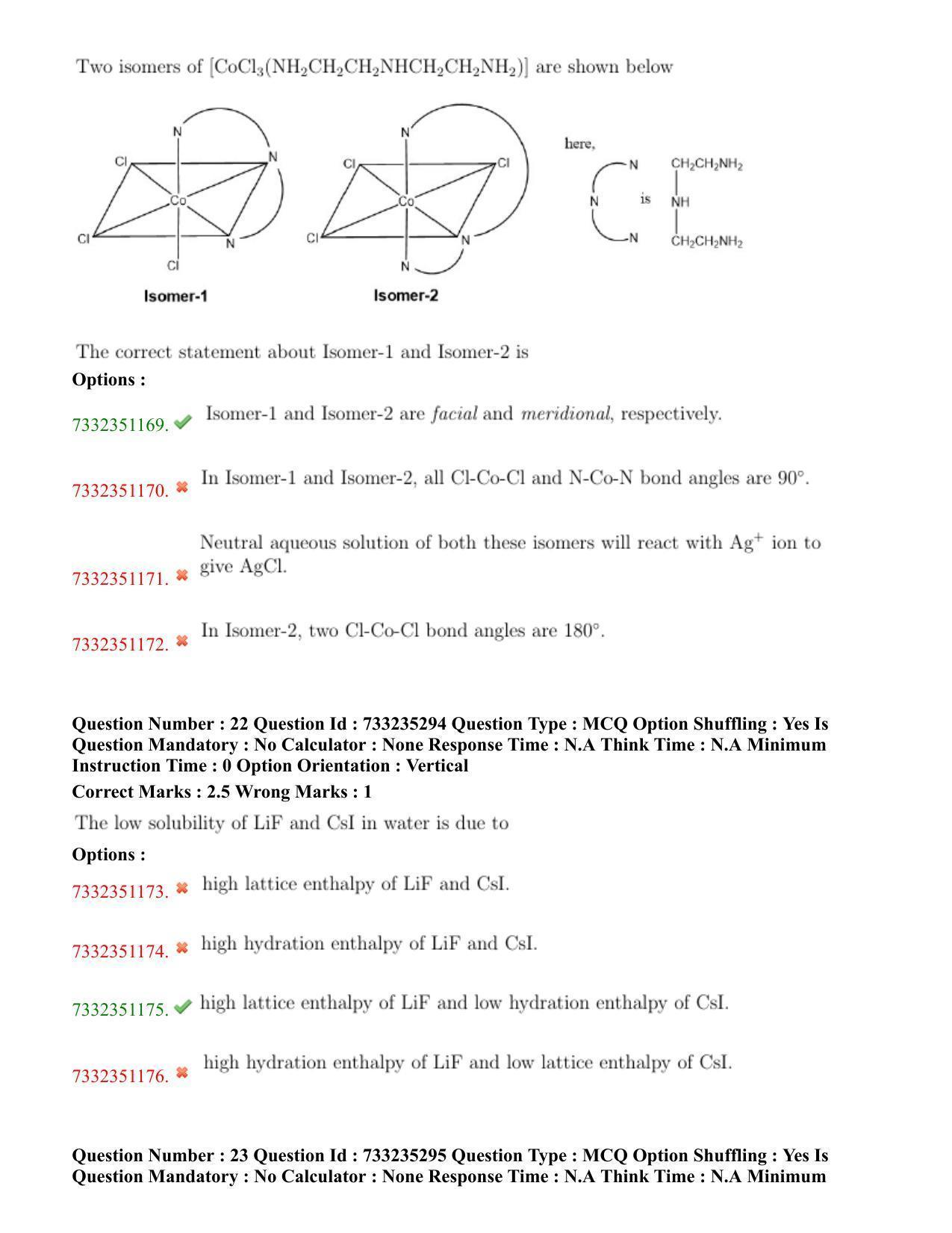 NEST Session II 2022 Question Paper - Page 17