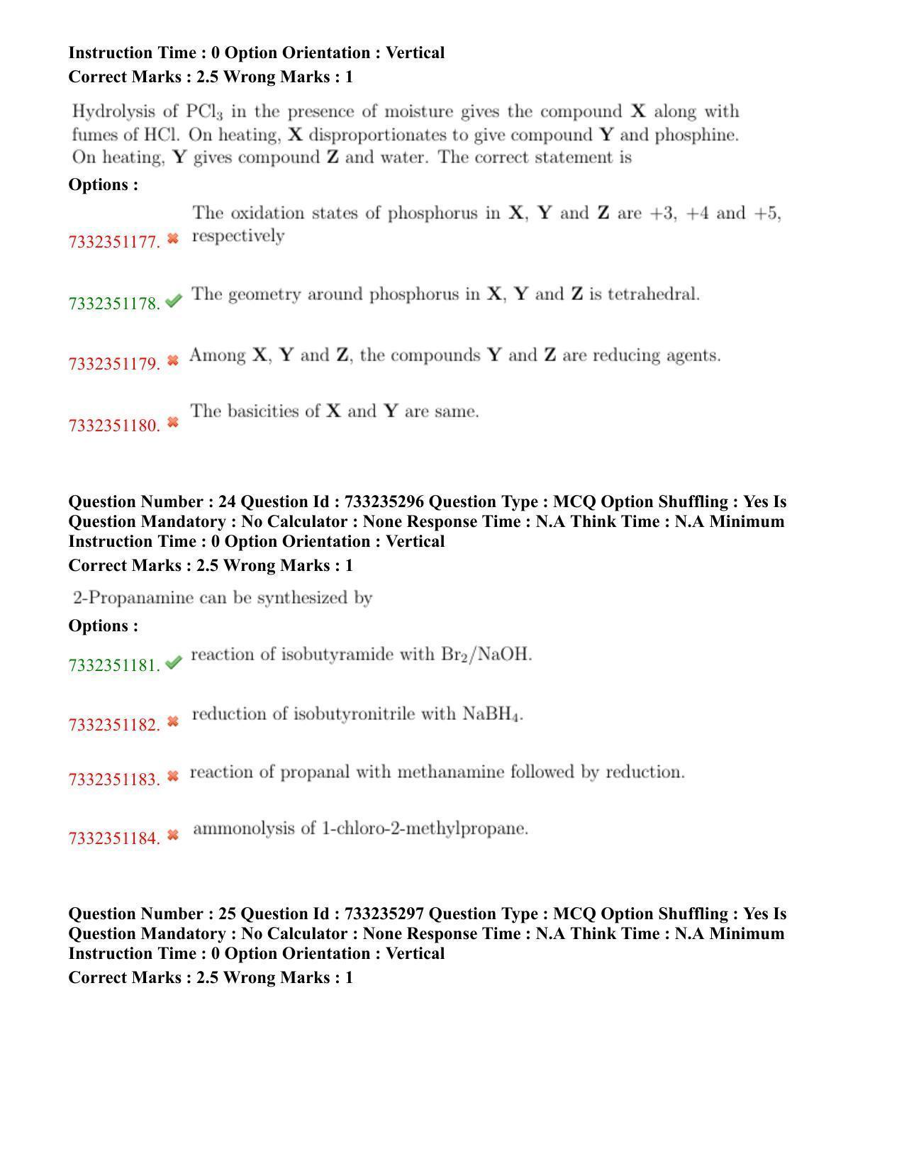 NEST Session II 2022 Question Paper - Page 18