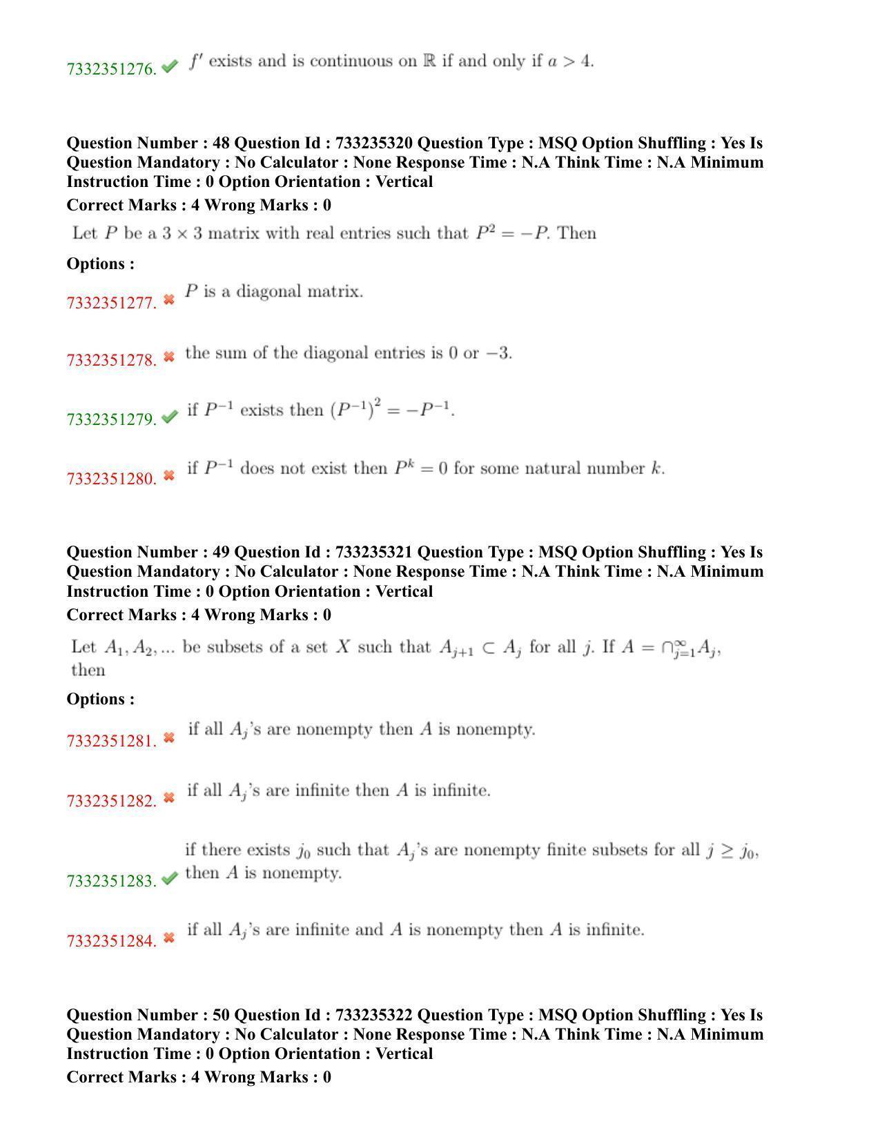 NEST Session II 2022 Question Paper - Page 32