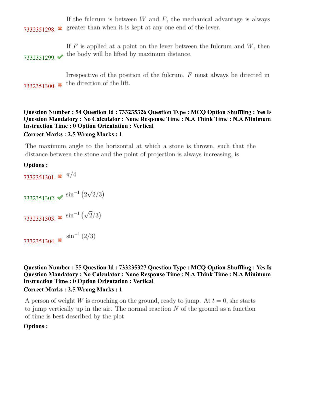 NEST Session II 2022 Question Paper - Page 35