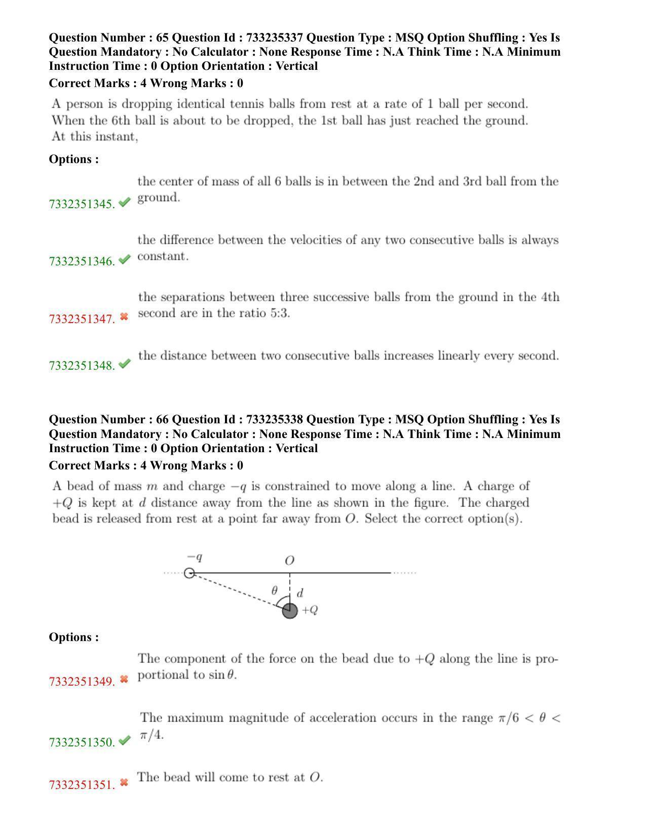 NEST Session II 2022 Question Paper - Page 42