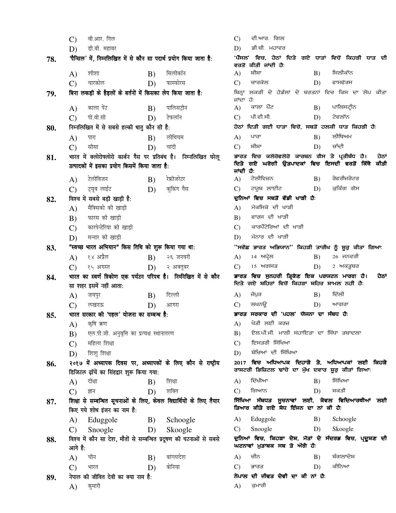 Chandigarh B.Ed 2018 Question Paper - Set B - Page 24