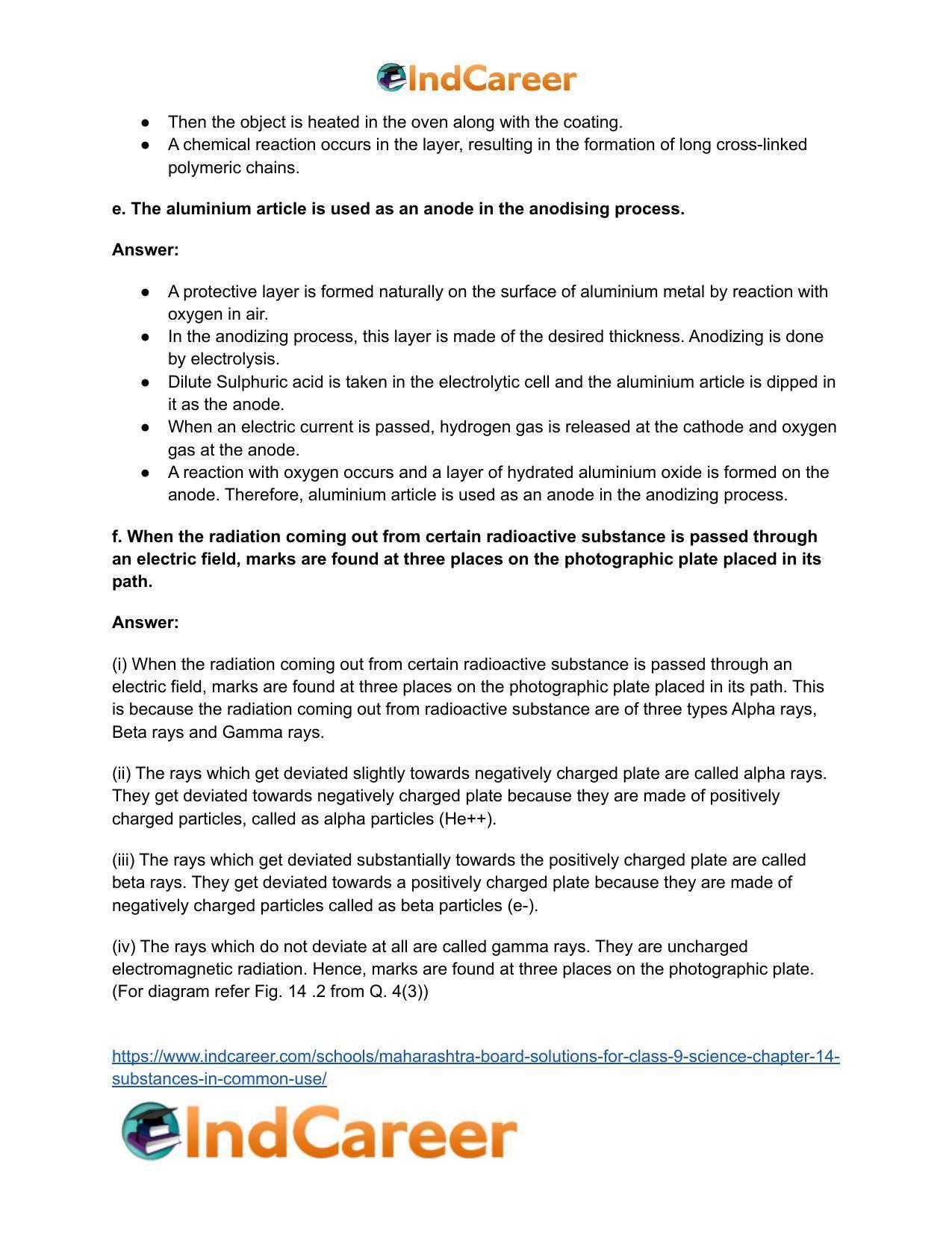 Maharashtra Board Solutions for Class 9- Science: Chapter 14- Substances in Common Use - Page 7
