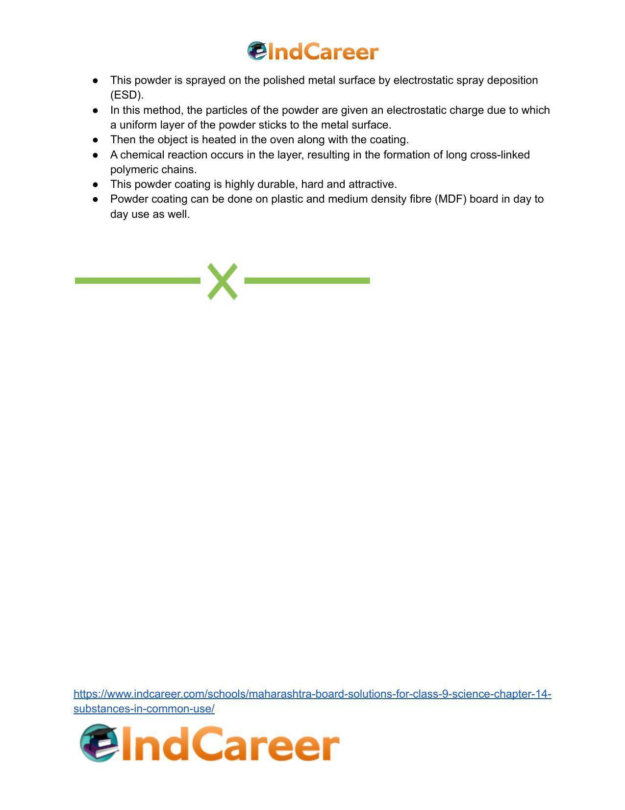 Maharashtra Board Solutions for Class 9- Science: Chapter 14- Substances in Common Use - Page 63