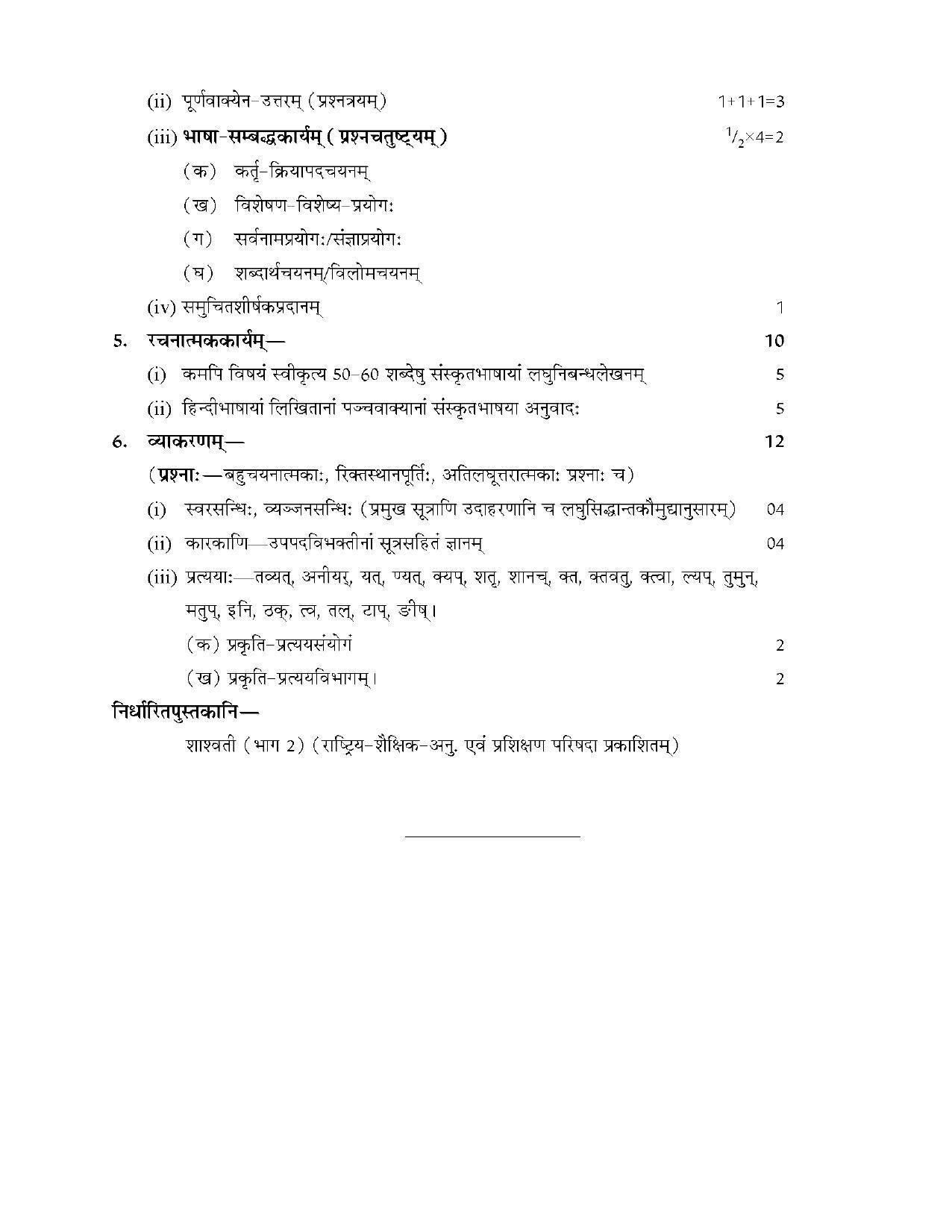 RBSE Class 12 Hindi compulsory Syllabus 2024 - Page 21