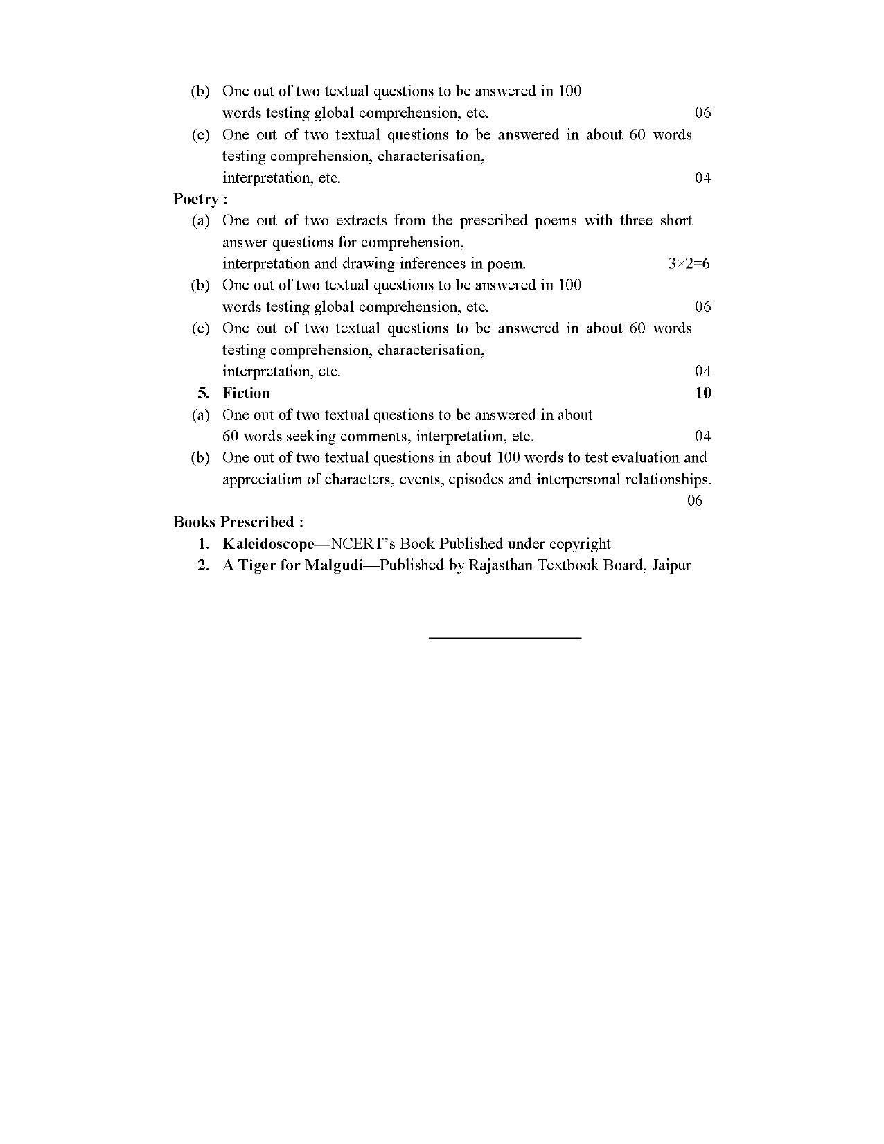 RBSE Class 12 Hindi compulsory Syllabus 2024 - Page 68