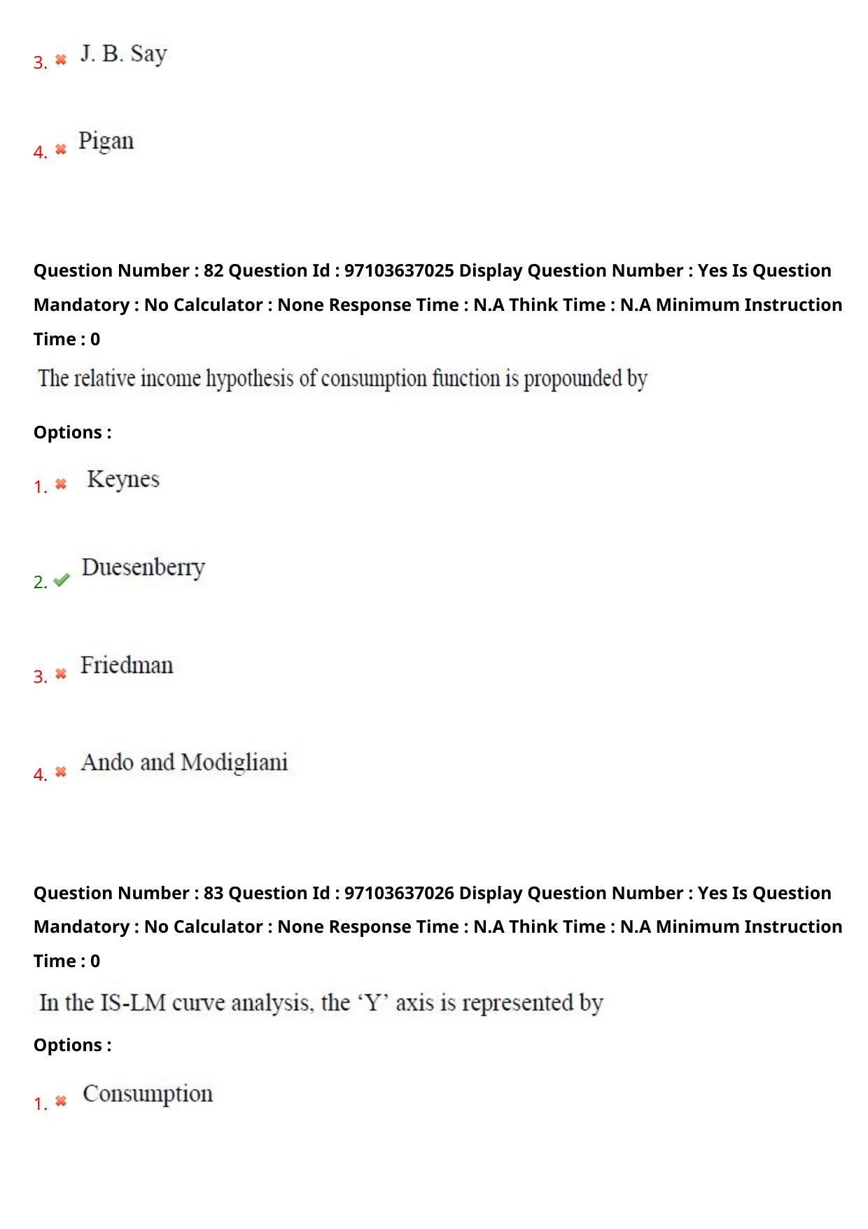 AP RCET 2024 Economics Question Paper (04-05-2024 (Saturday) Session-II) - Page 51