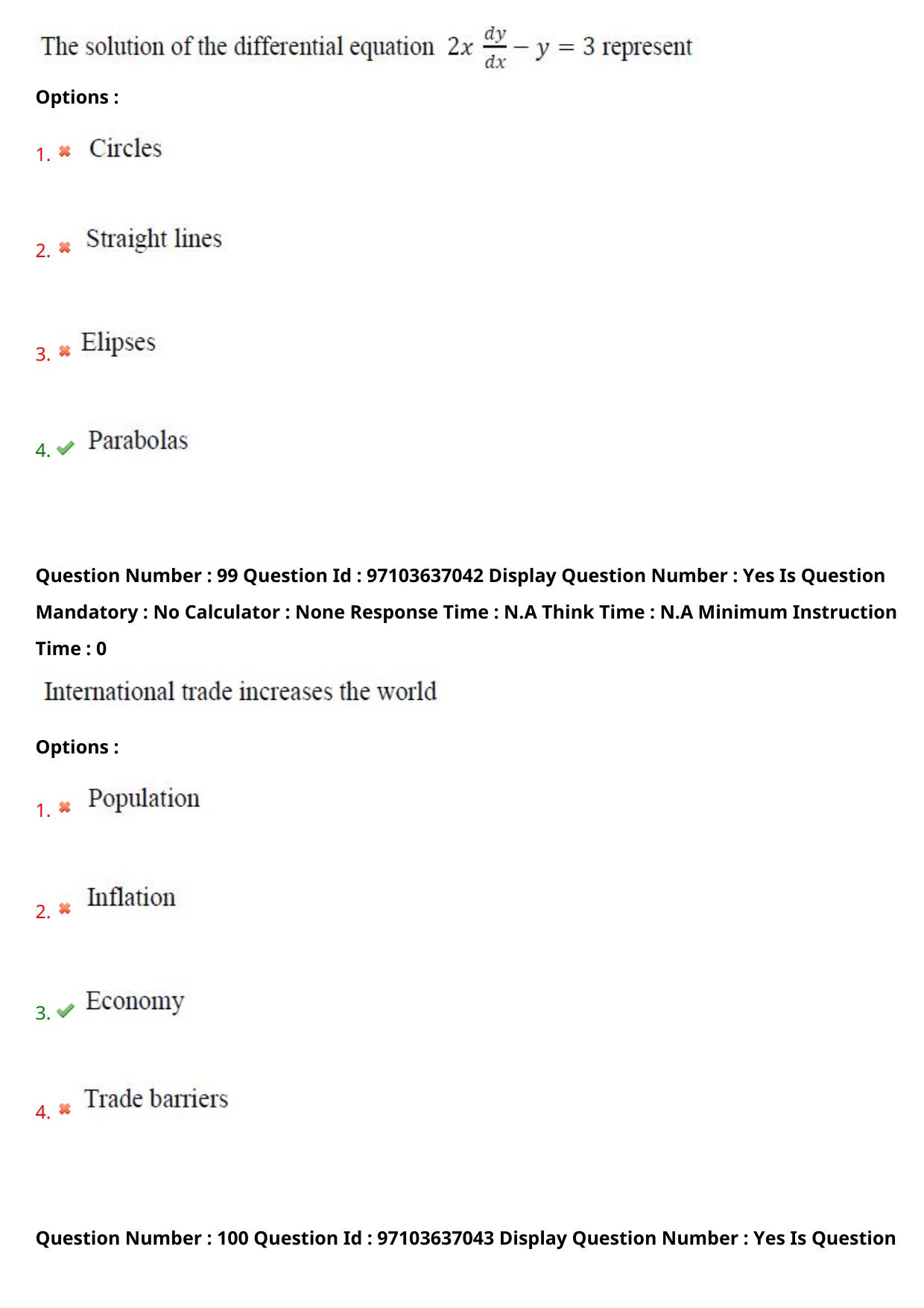 AP RCET 2024 Economics Question Paper (04-05-2024 (Saturday) Session-II) - Page 60