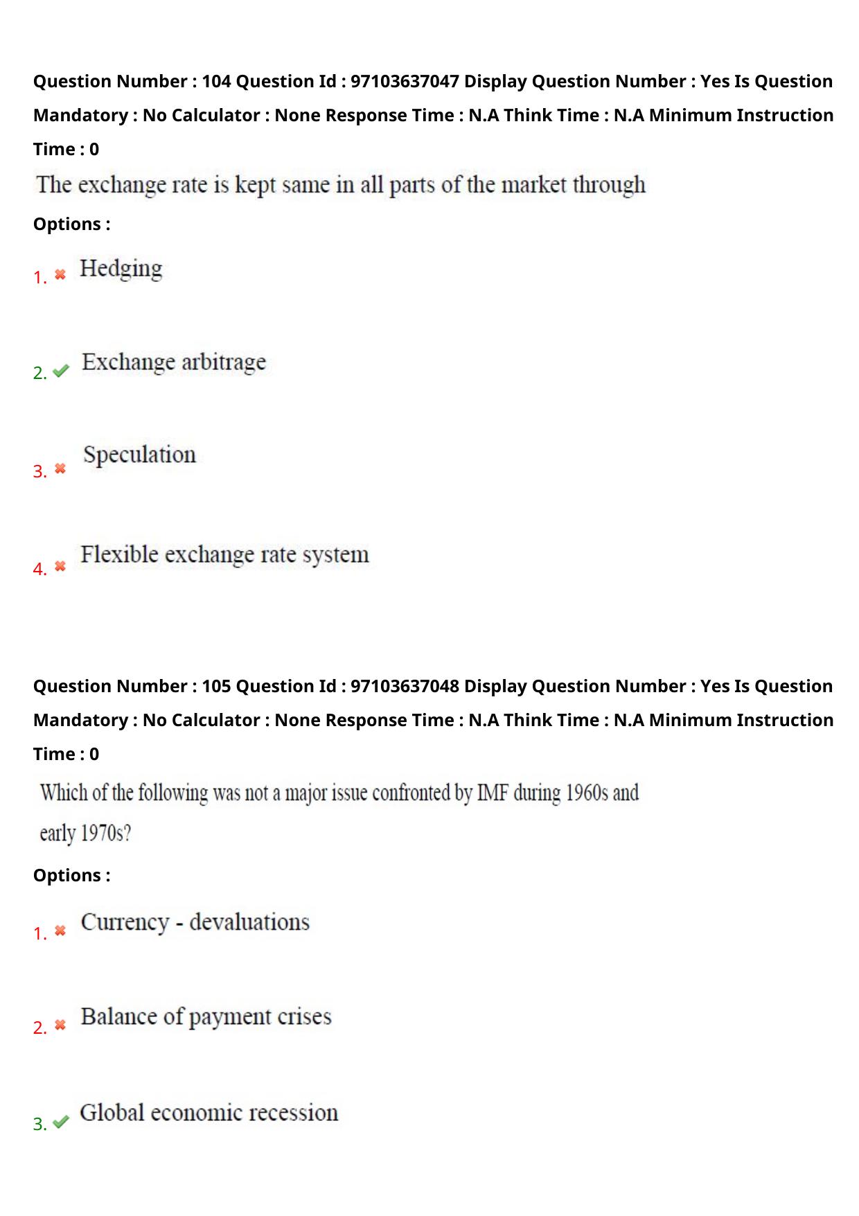 AP RCET 2024 Economics Question Paper (04-05-2024 (Saturday) Session-II) - Page 63