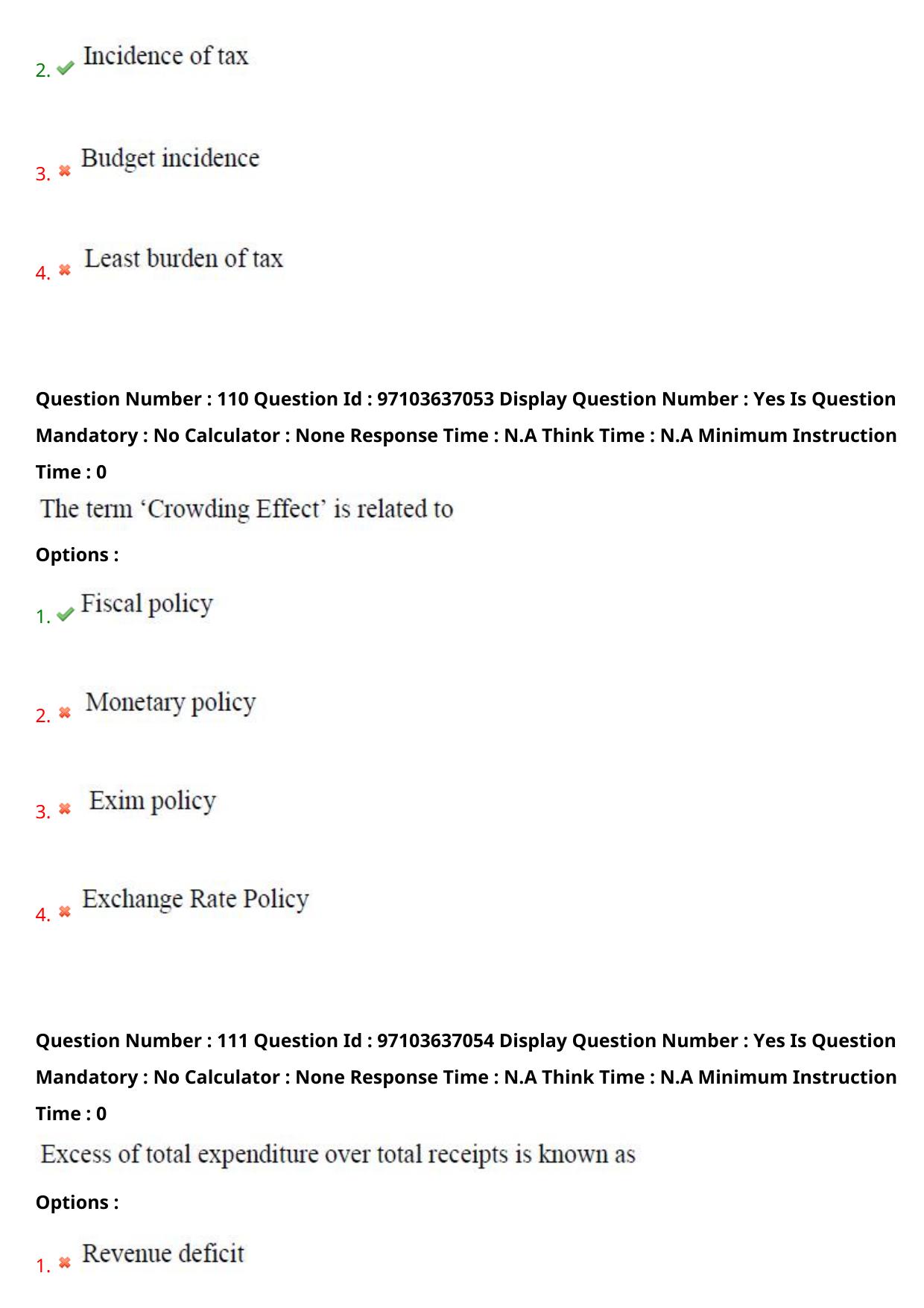 AP RCET 2024 Economics Question Paper (04-05-2024 (Saturday) Session-II) - Page 66