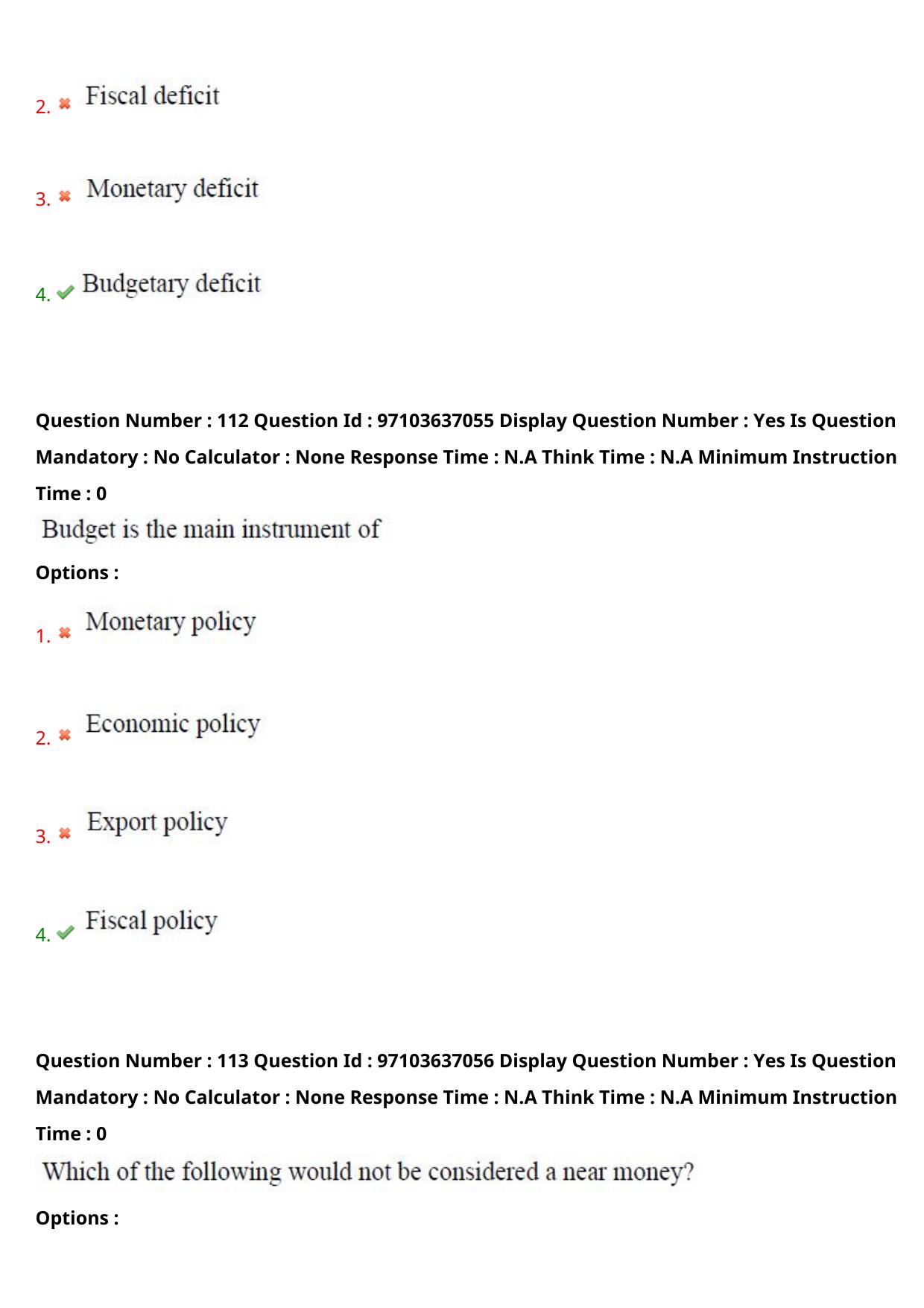 AP RCET 2024 Economics Question Paper (04-05-2024 (Saturday) Session-II) - Page 67
