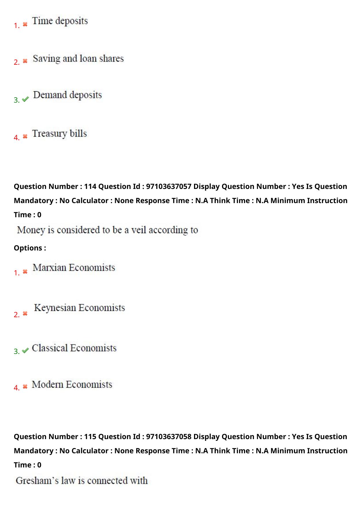 AP RCET 2024 Economics Question Paper (04-05-2024 (Saturday) Session-II) - Page 68
